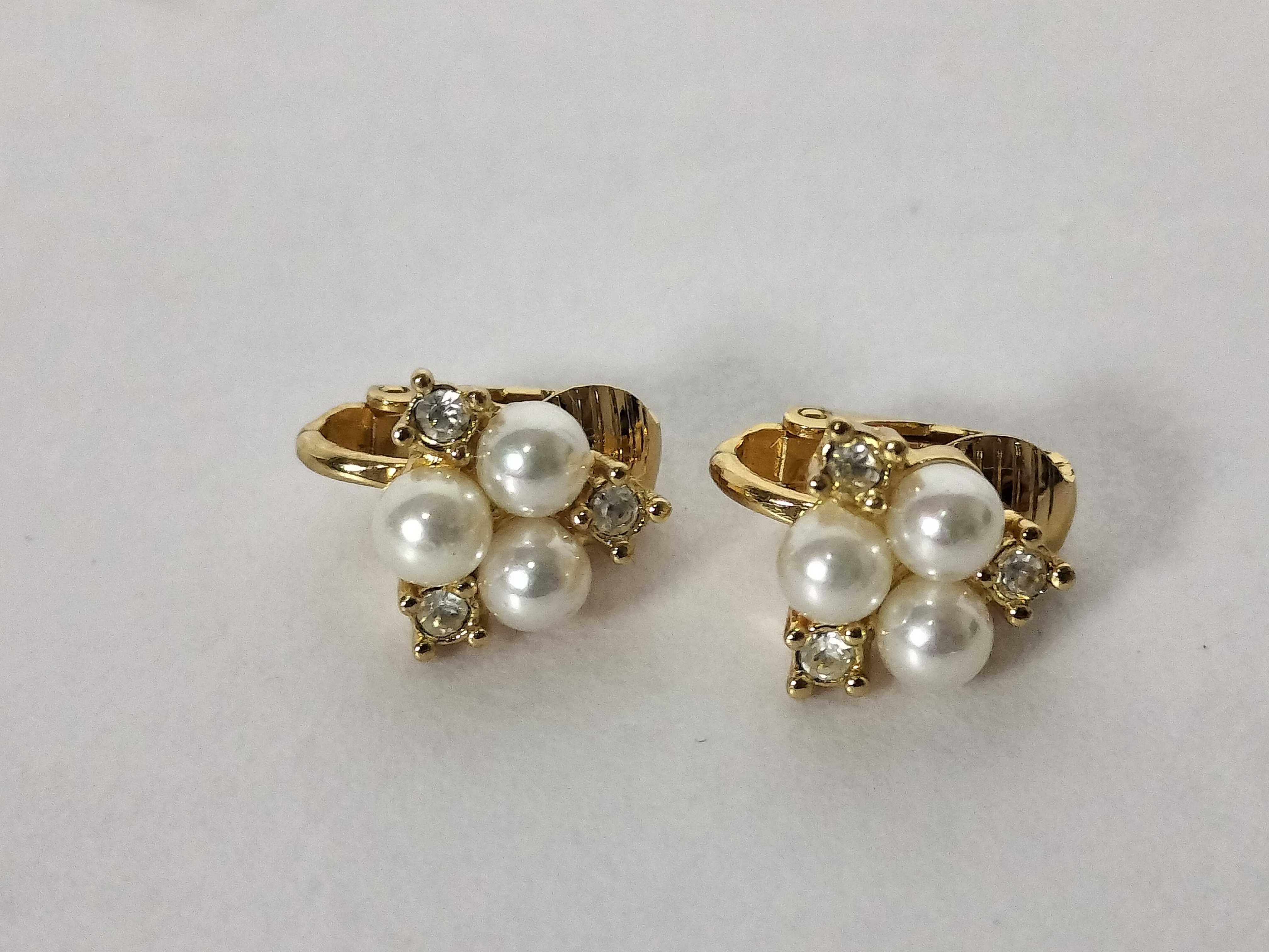 earrings, pearl earrings, earrings — view 3