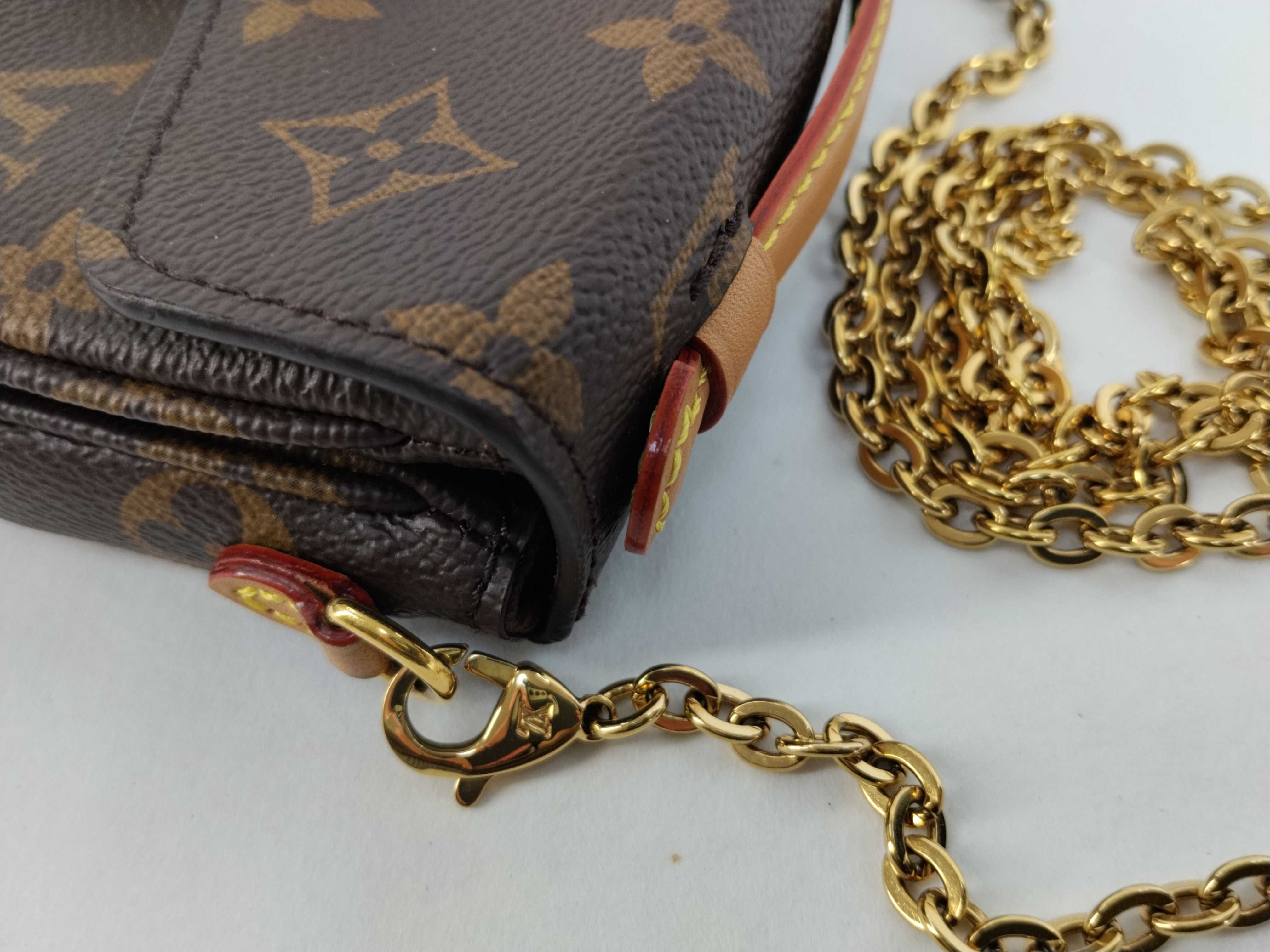 Monogram Louis Vuitton M81267 Monogram Micro Chain Shoulder Bag 2-Way Mini Handbag — view 5