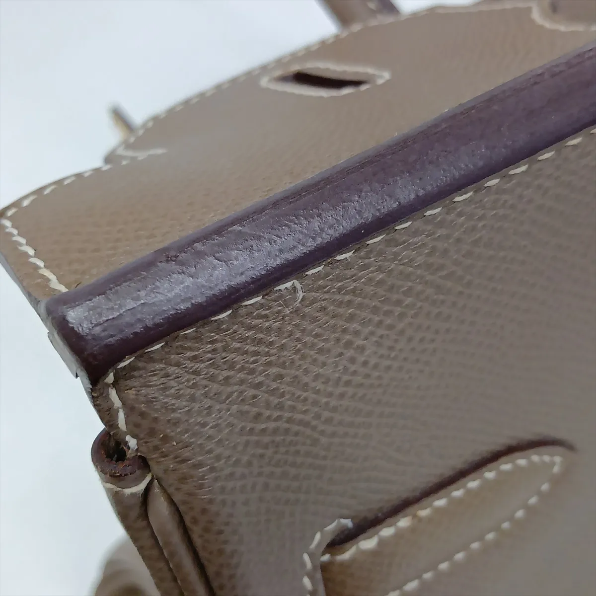 [Individually packaged] Hermes Birkin 30 Letournée Veau Epsom Etoupe Gold Hardware D: 2019 — view 14