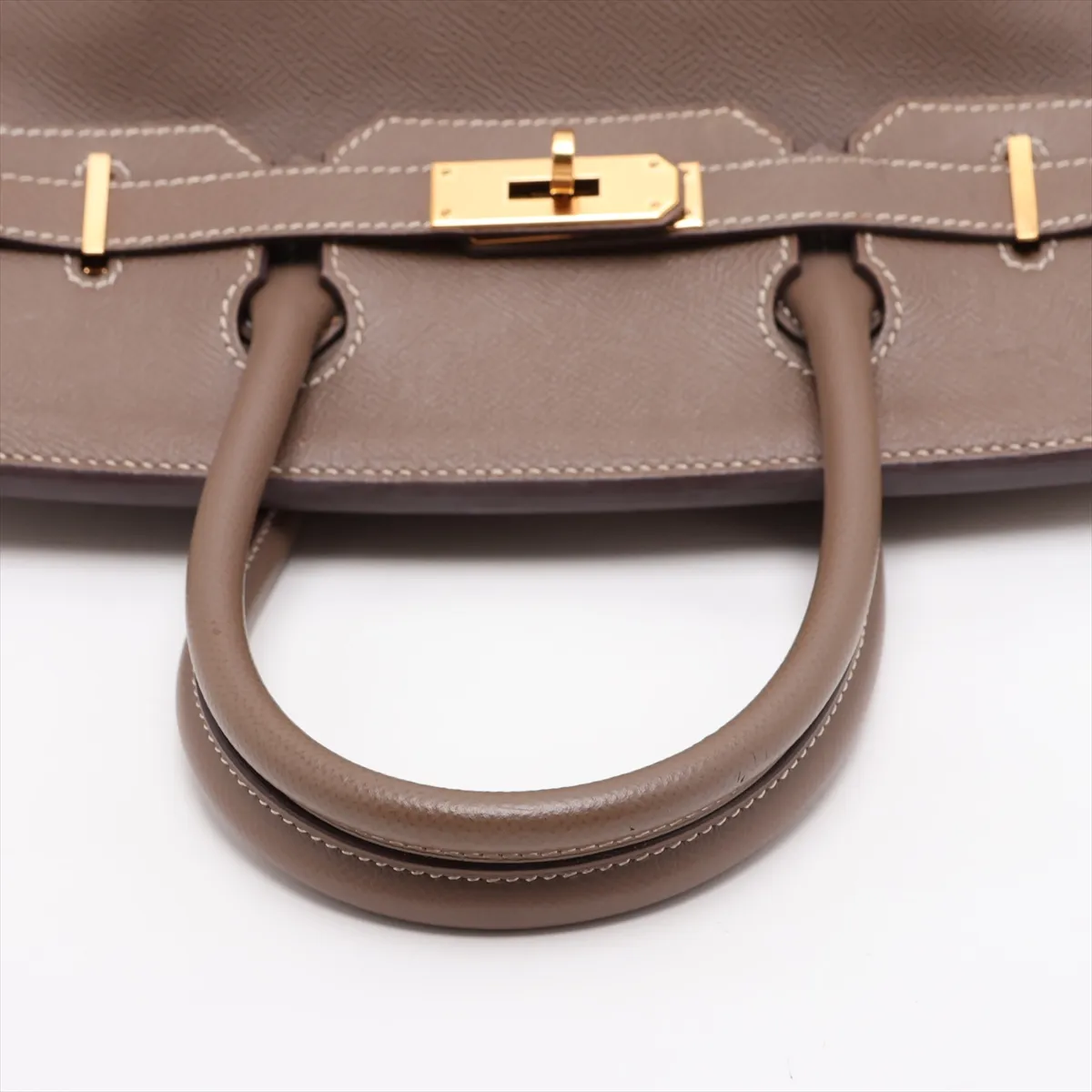 [Individually packaged] Hermes Birkin 30 Letournée Veau Epsom Etoupe Gold Hardware D: 2019 — view 5