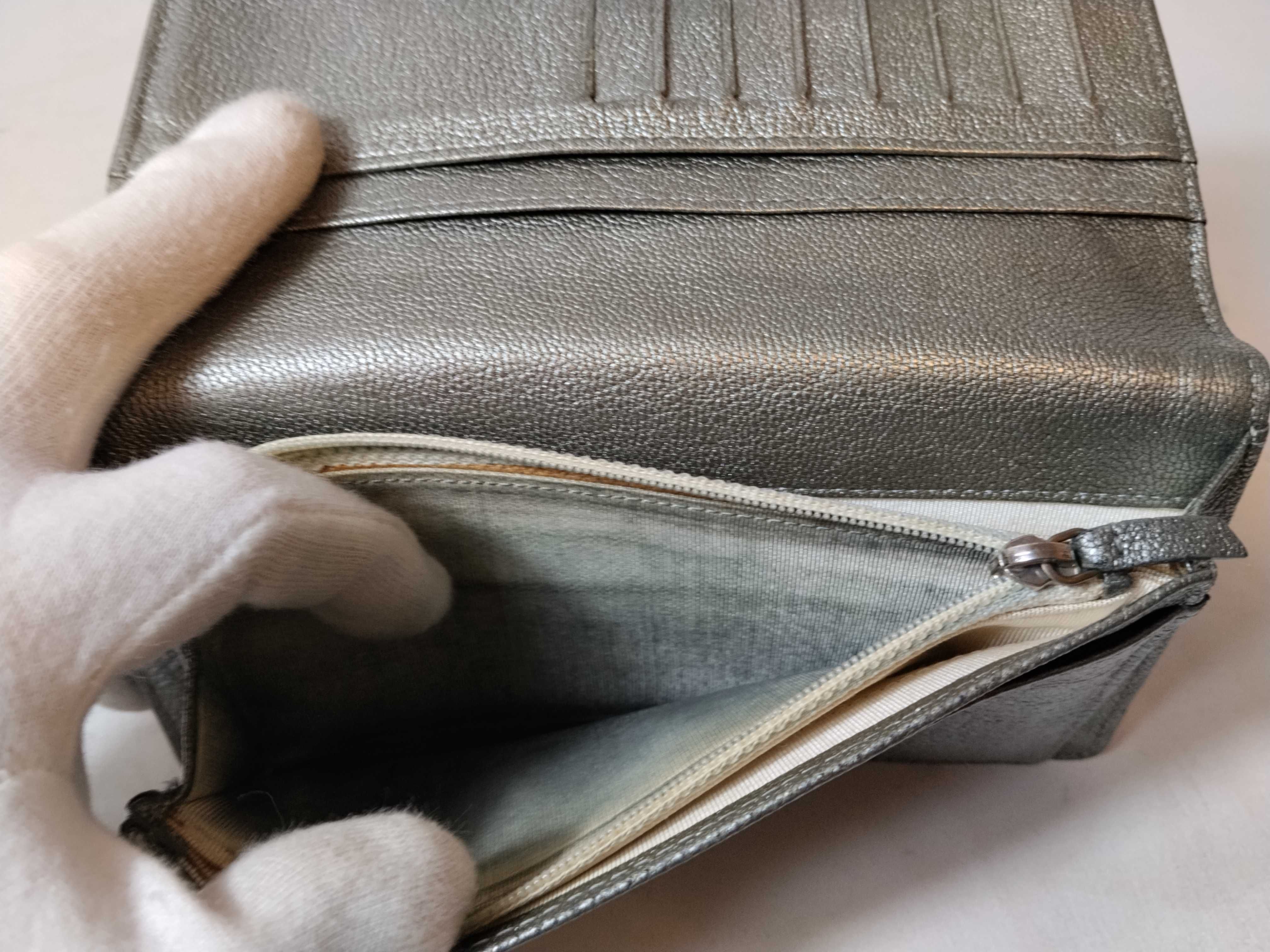 Lambskin Bicolore Long Wallet — view 11