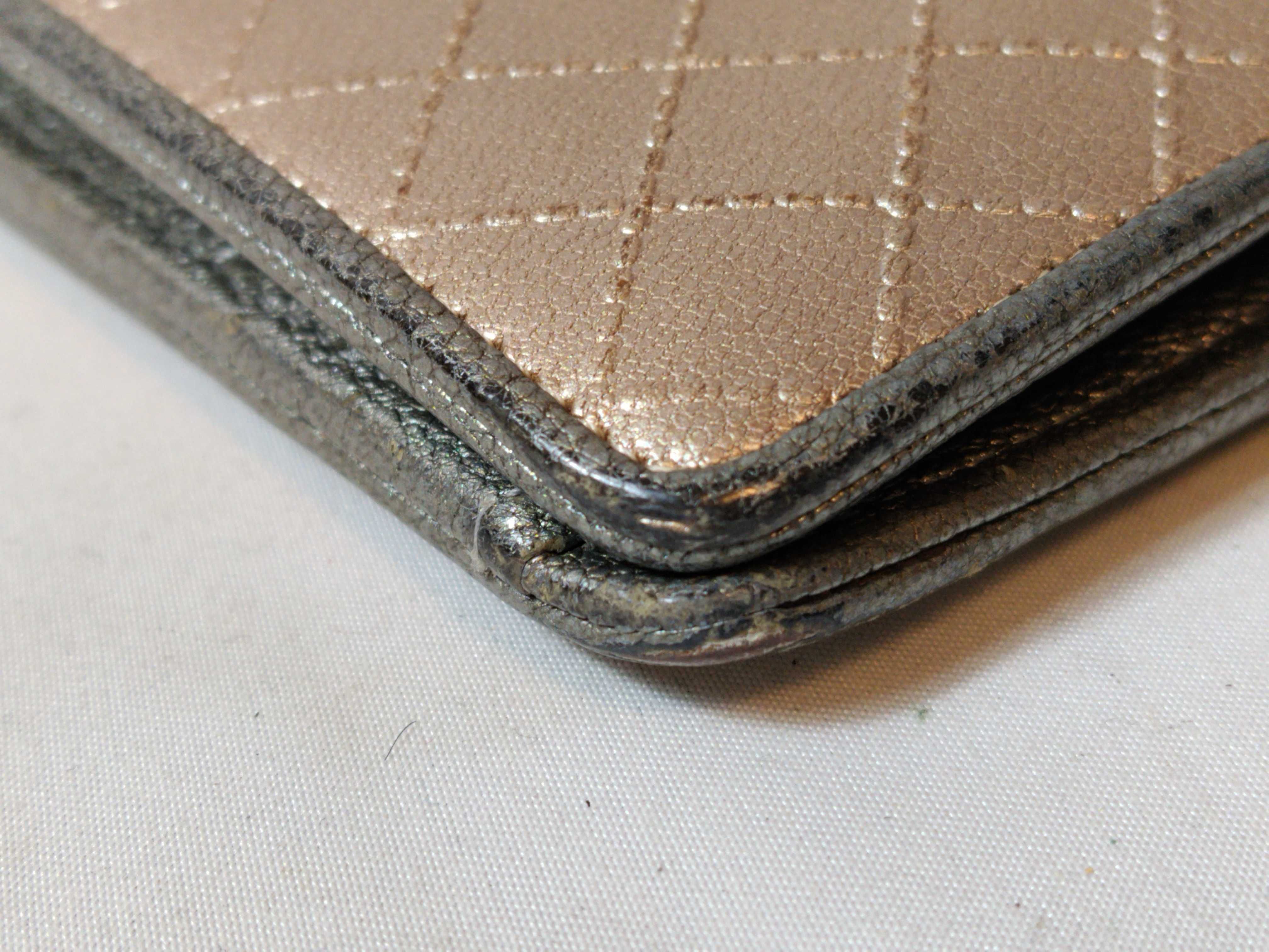 Lambskin Bicolore Long Wallet — view 4