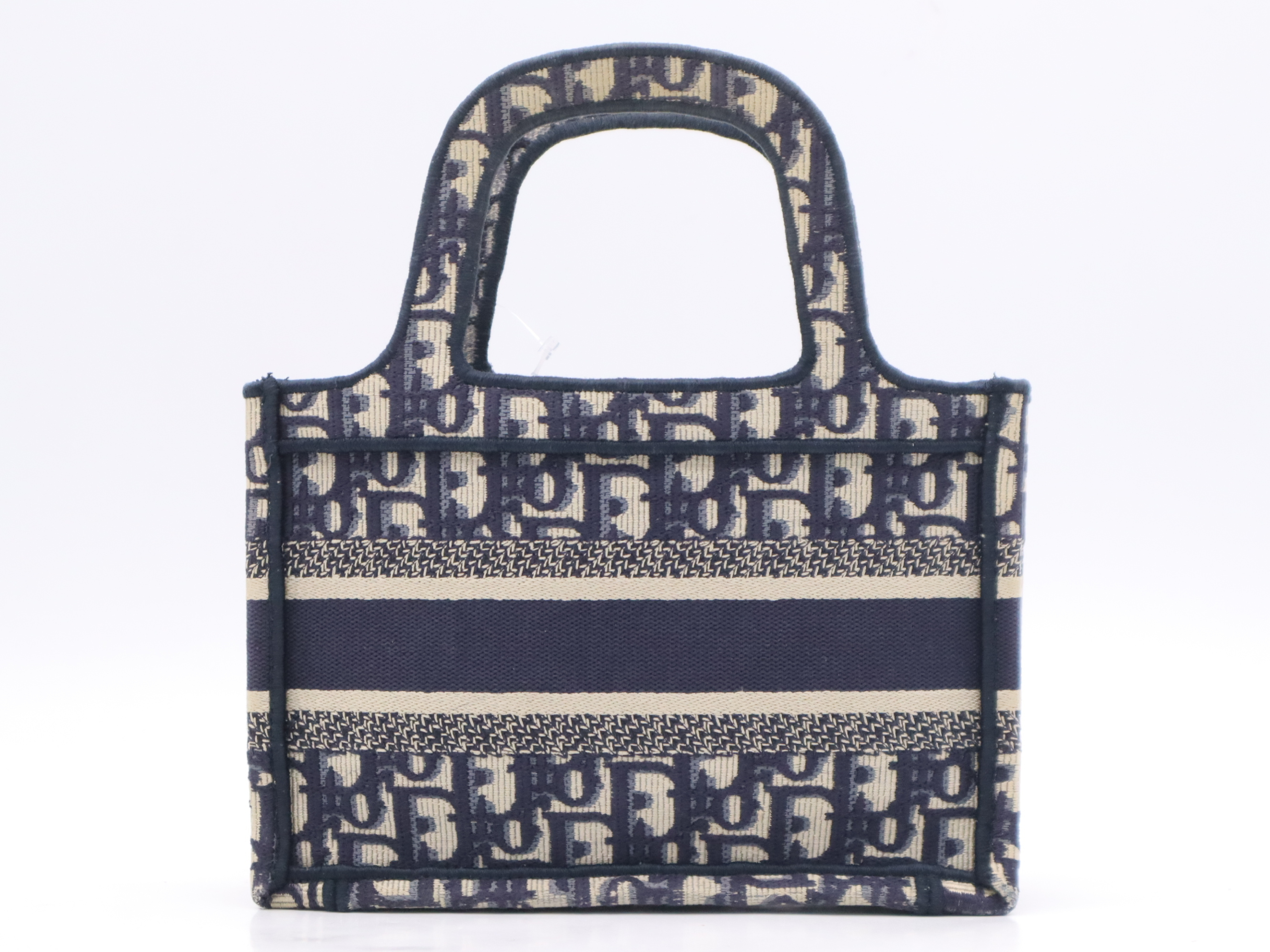 Trotter Mini Book Tote Bag, Blue Handbag — view 2