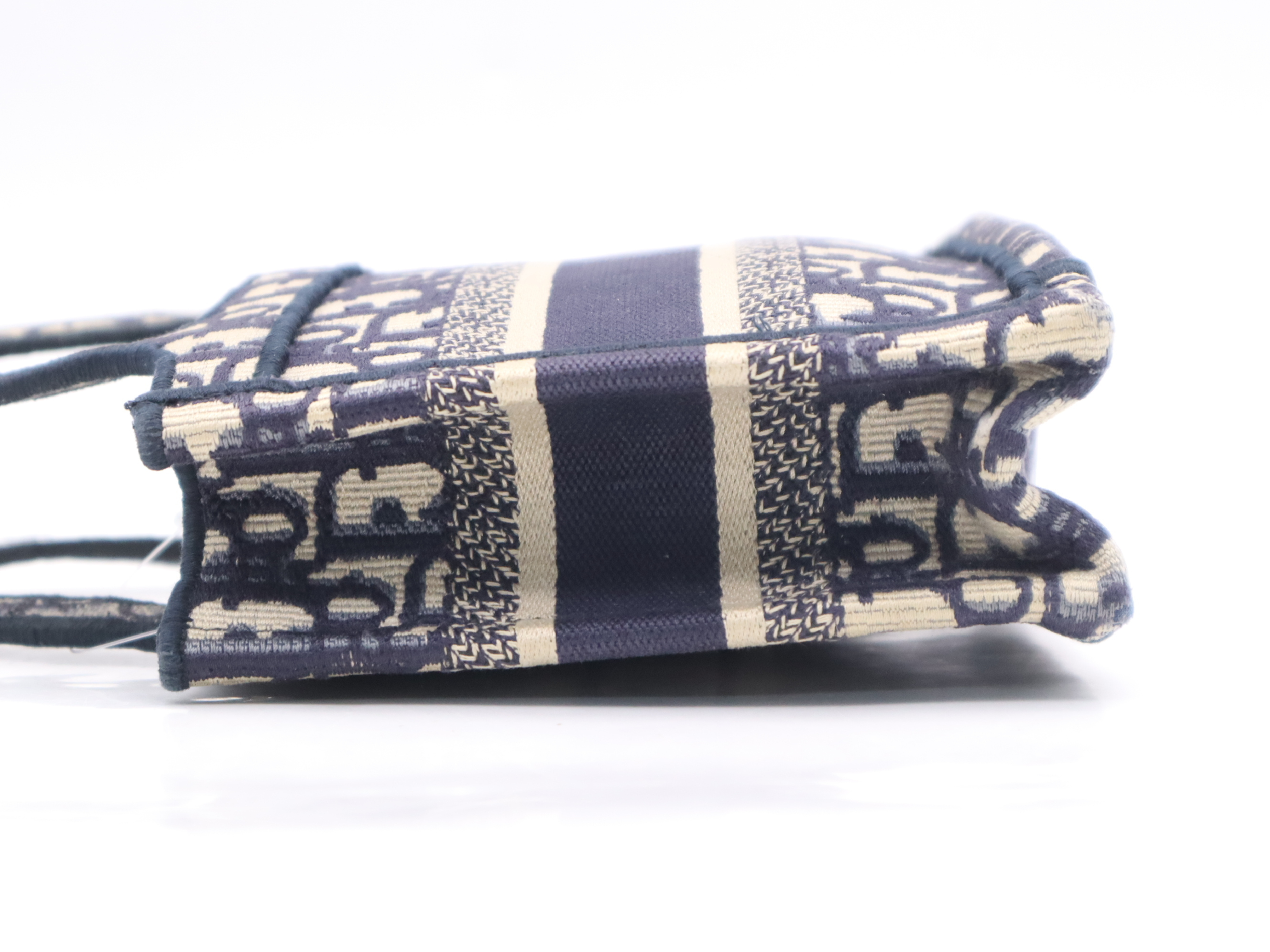 Trotter Mini Book Tote Bag, Blue Handbag — view 3