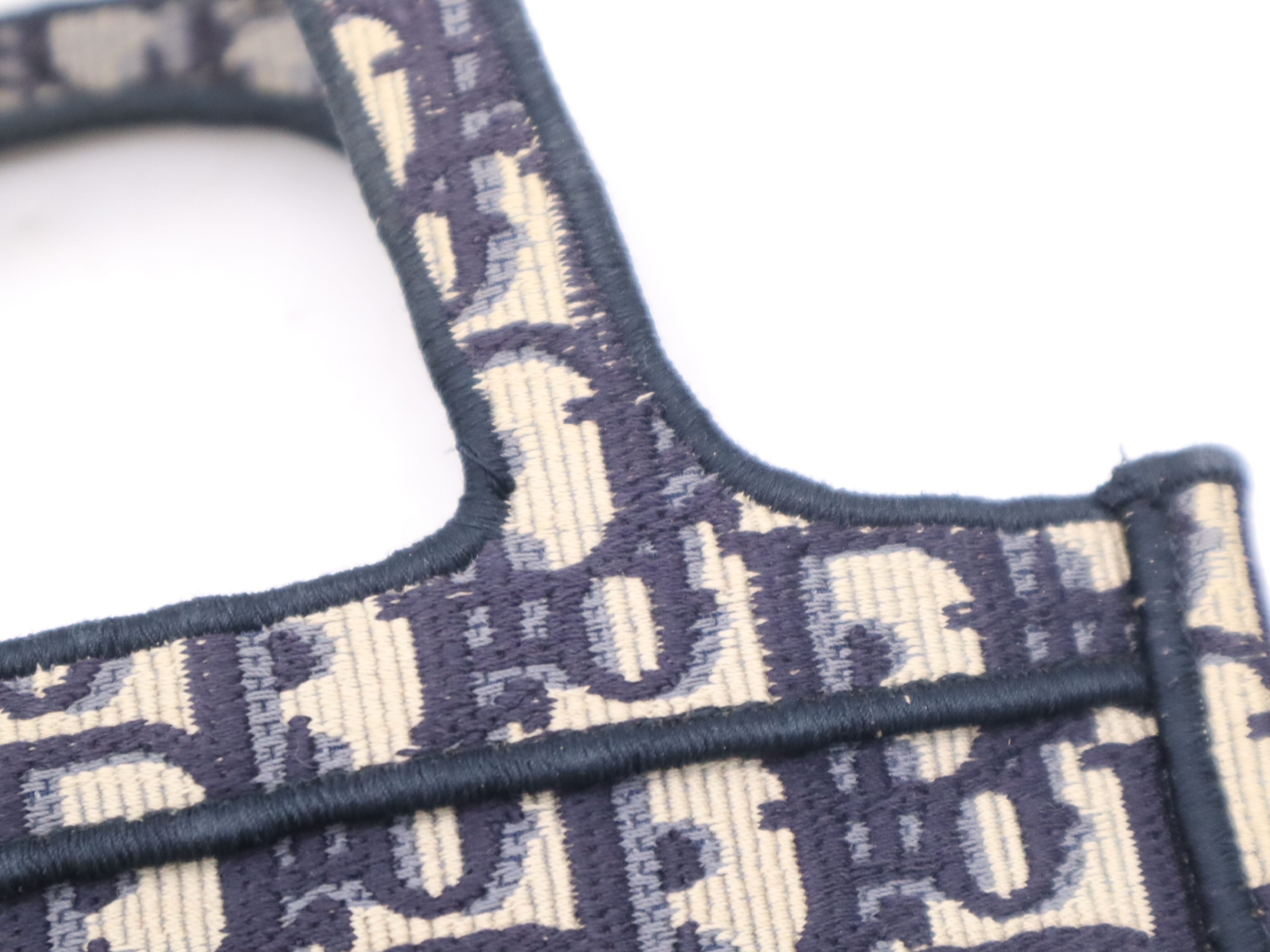 Trotter Mini Book Tote Bag, Blue Handbag — view 7