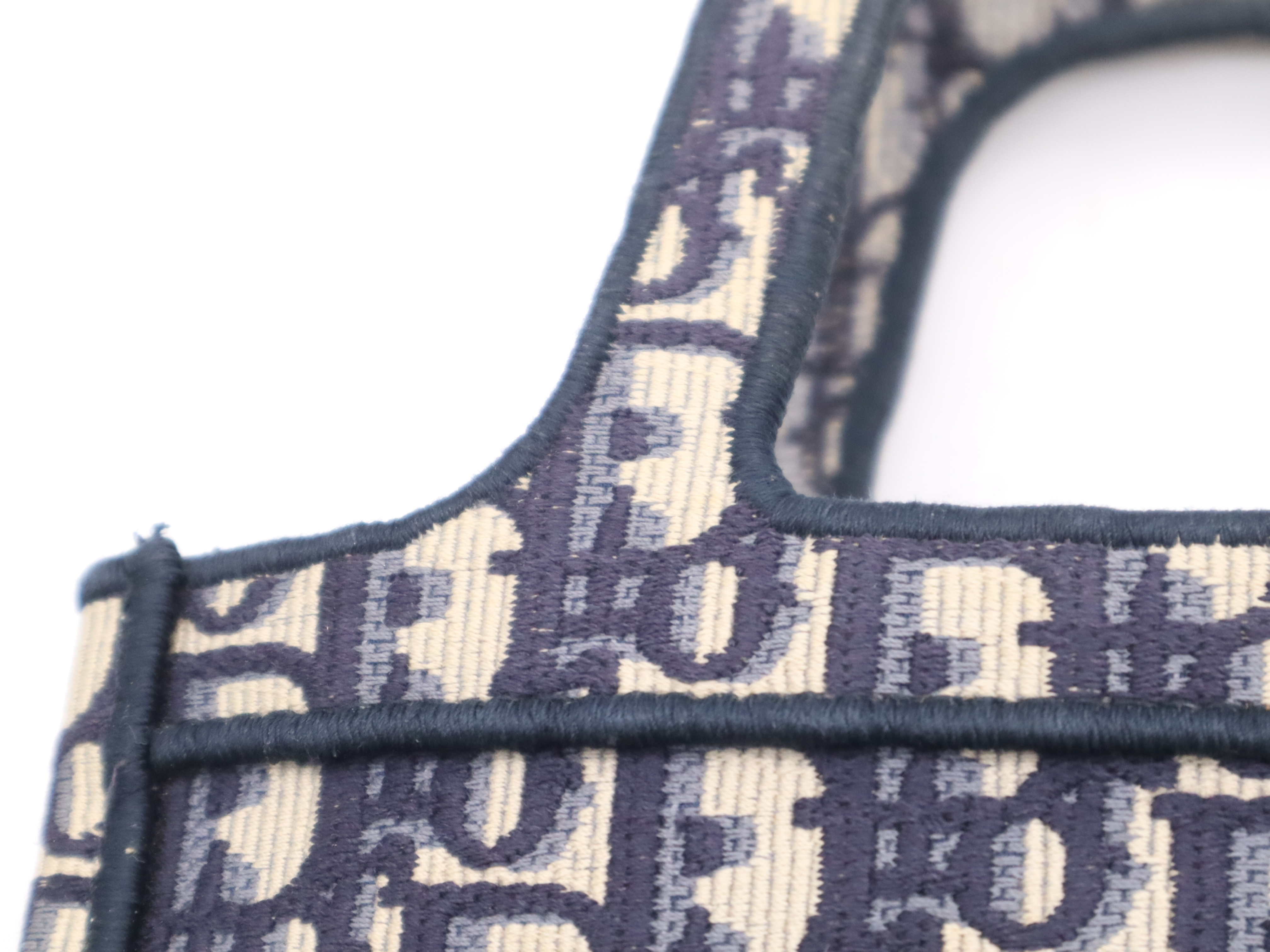 Trotter Mini Book Tote Bag, Blue Handbag — view 8