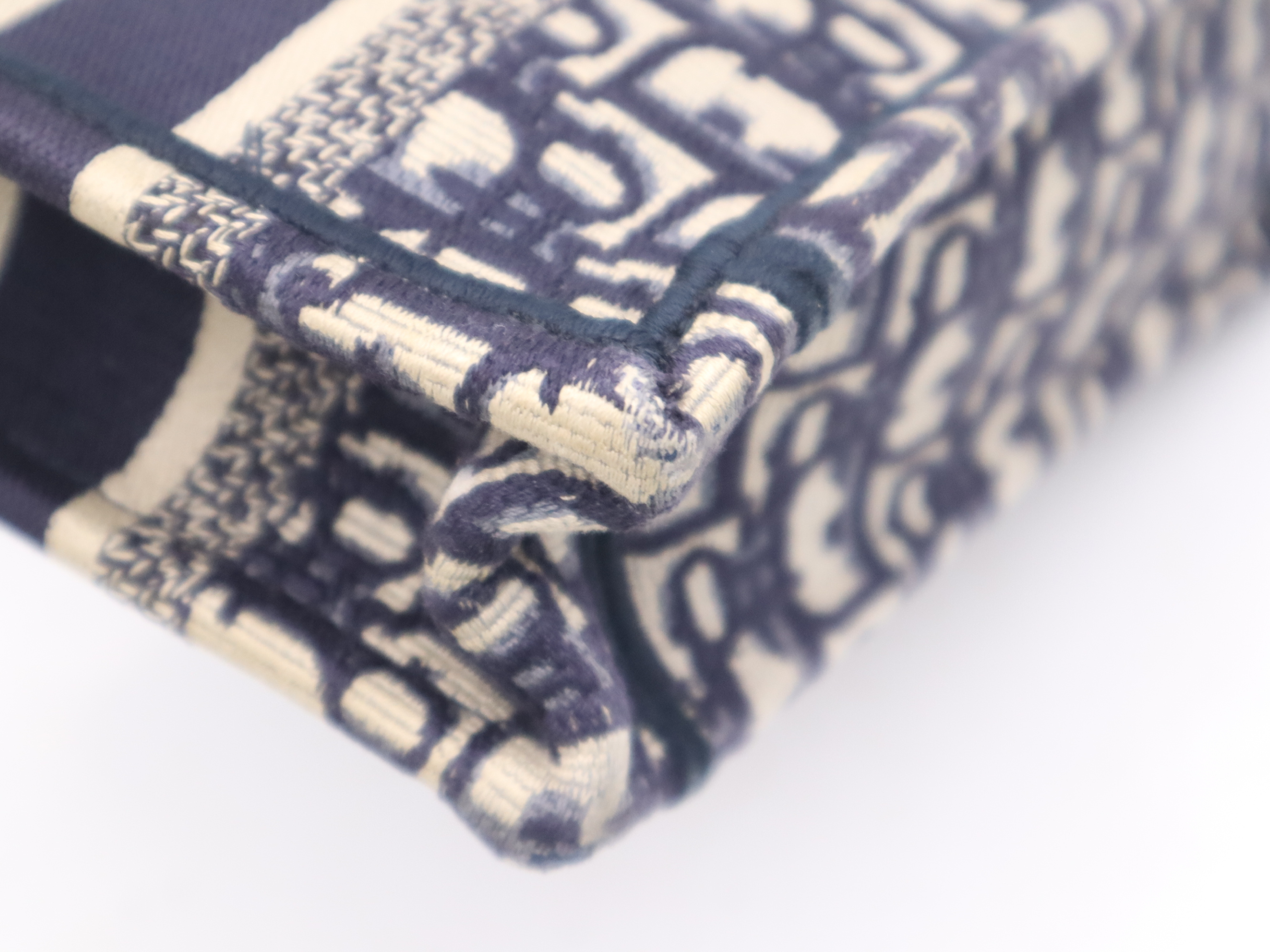 Trotter Mini Book Tote Bag, Blue Handbag — view 9