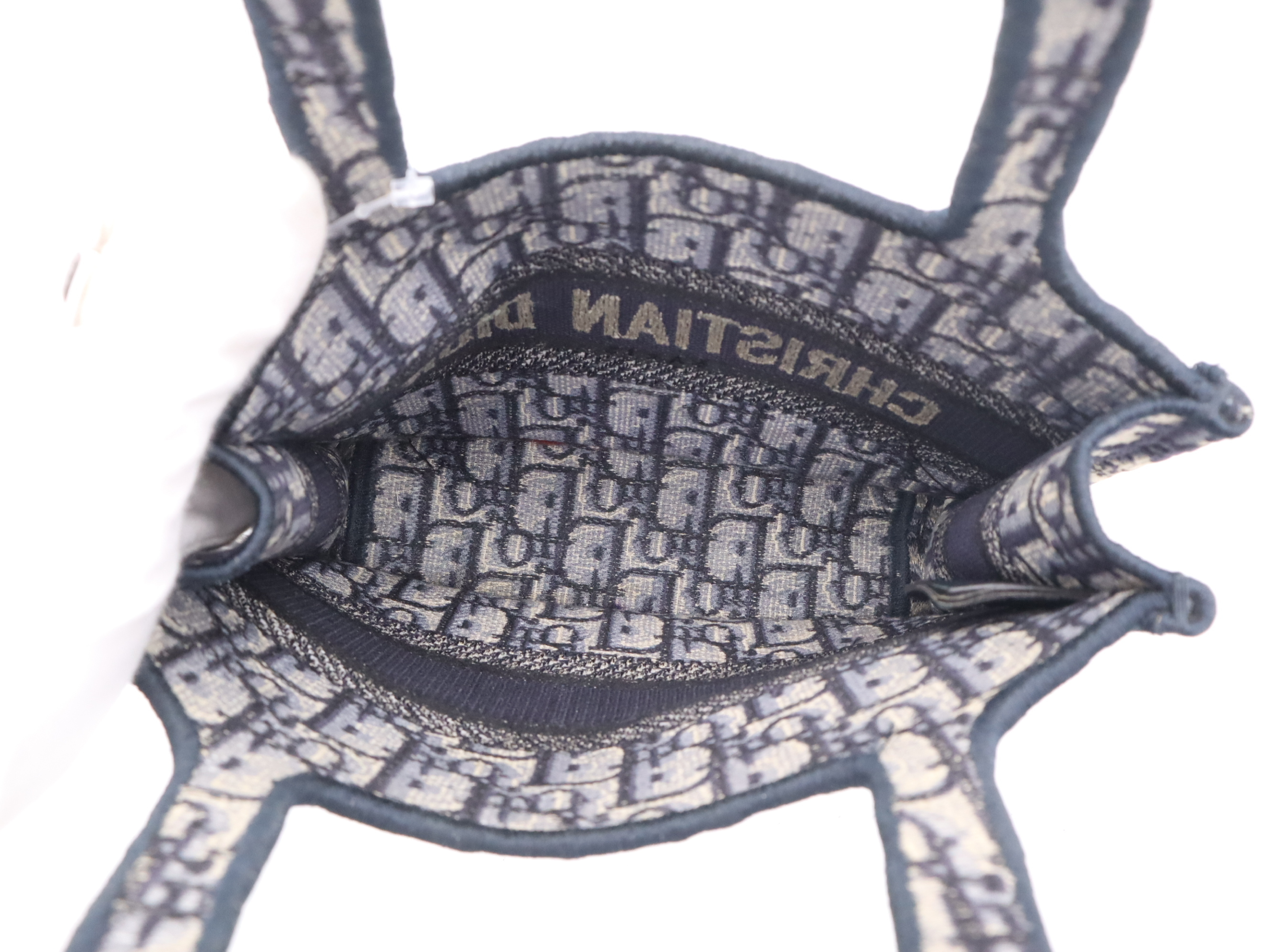 Trotter Mini Book Tote Bag, Blue Handbag — view 10