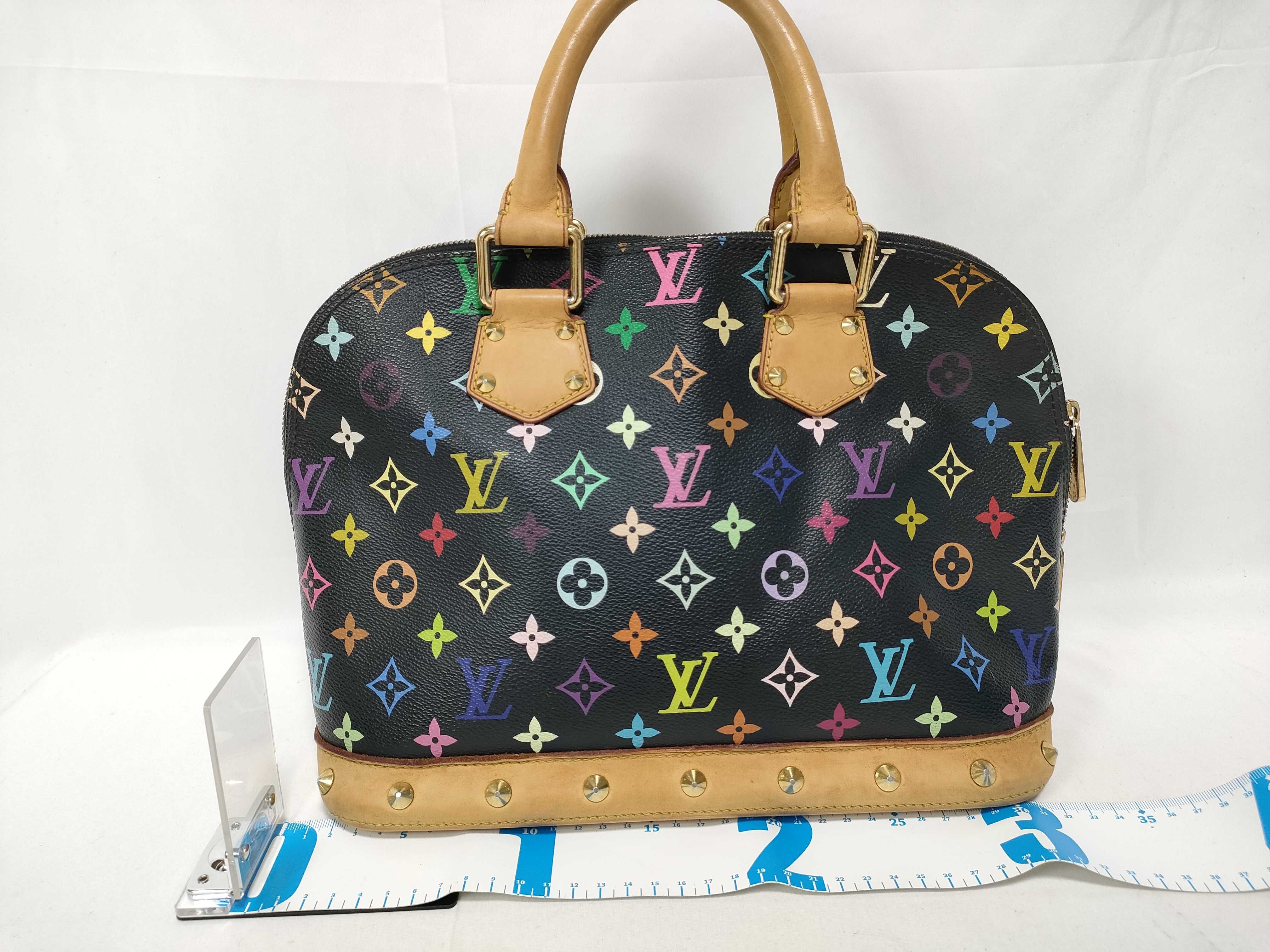 Monogram Multicolor Alma M92646 Black Handbag — view 2