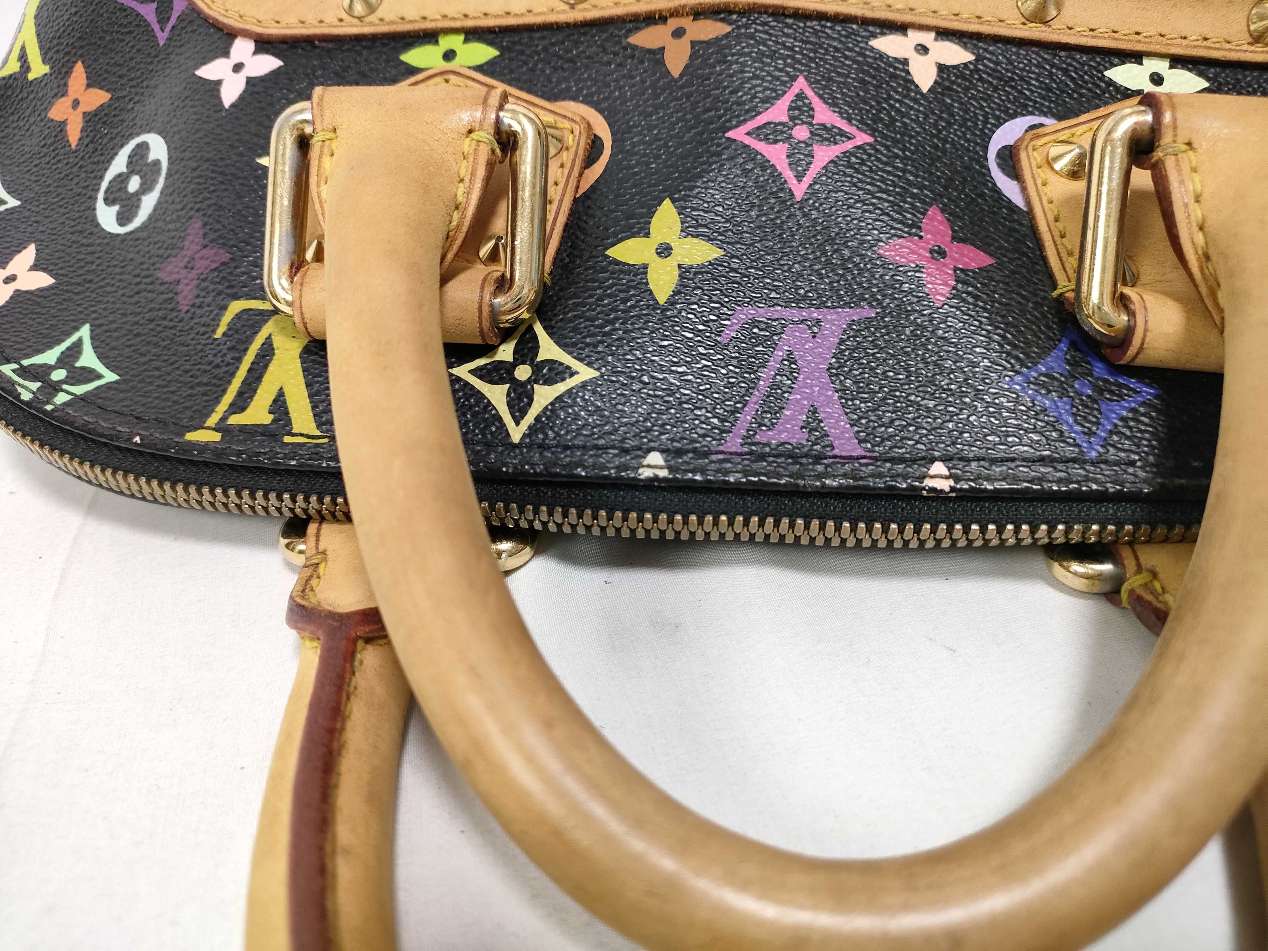 Monogram Multicolor Alma M92646 Black Handbag — view 11