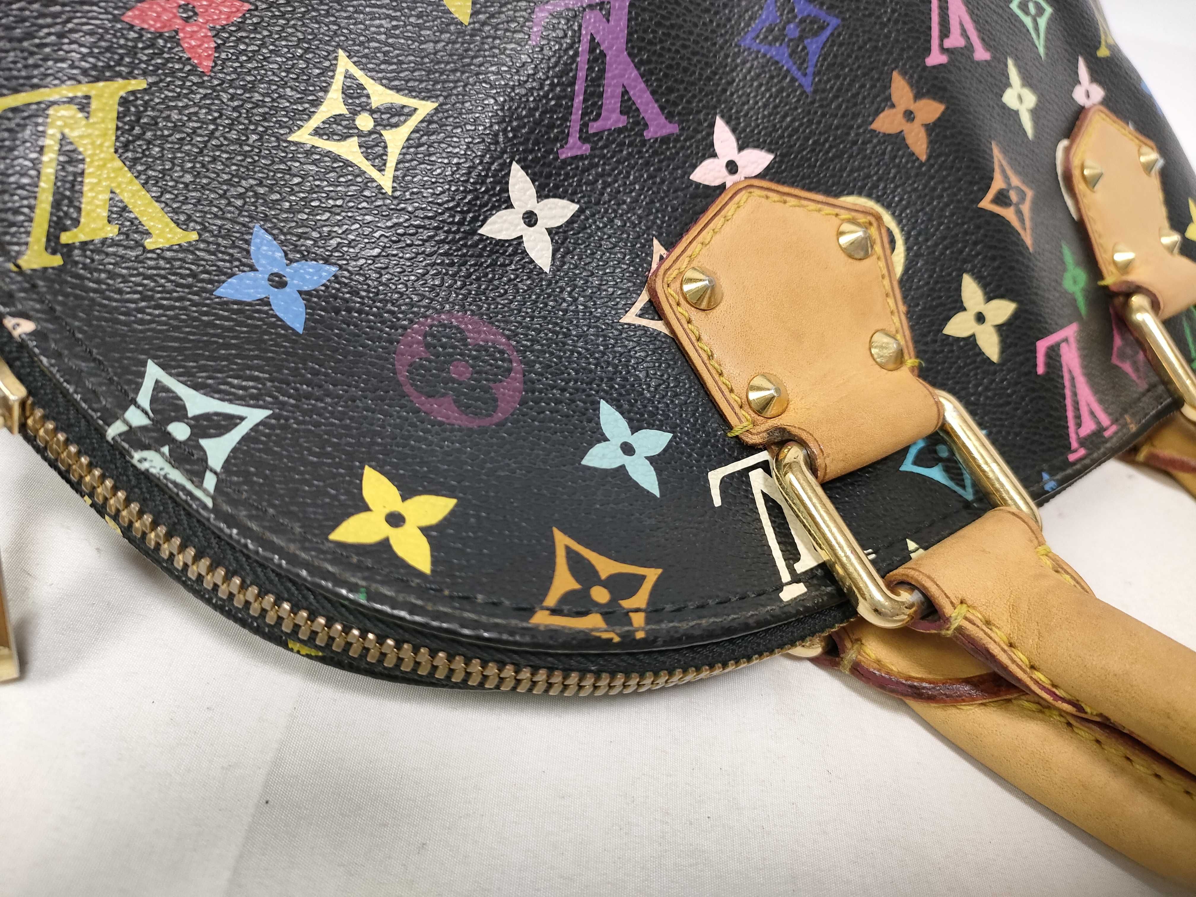 Monogram Multicolor Alma M92646 Black Handbag — view 10