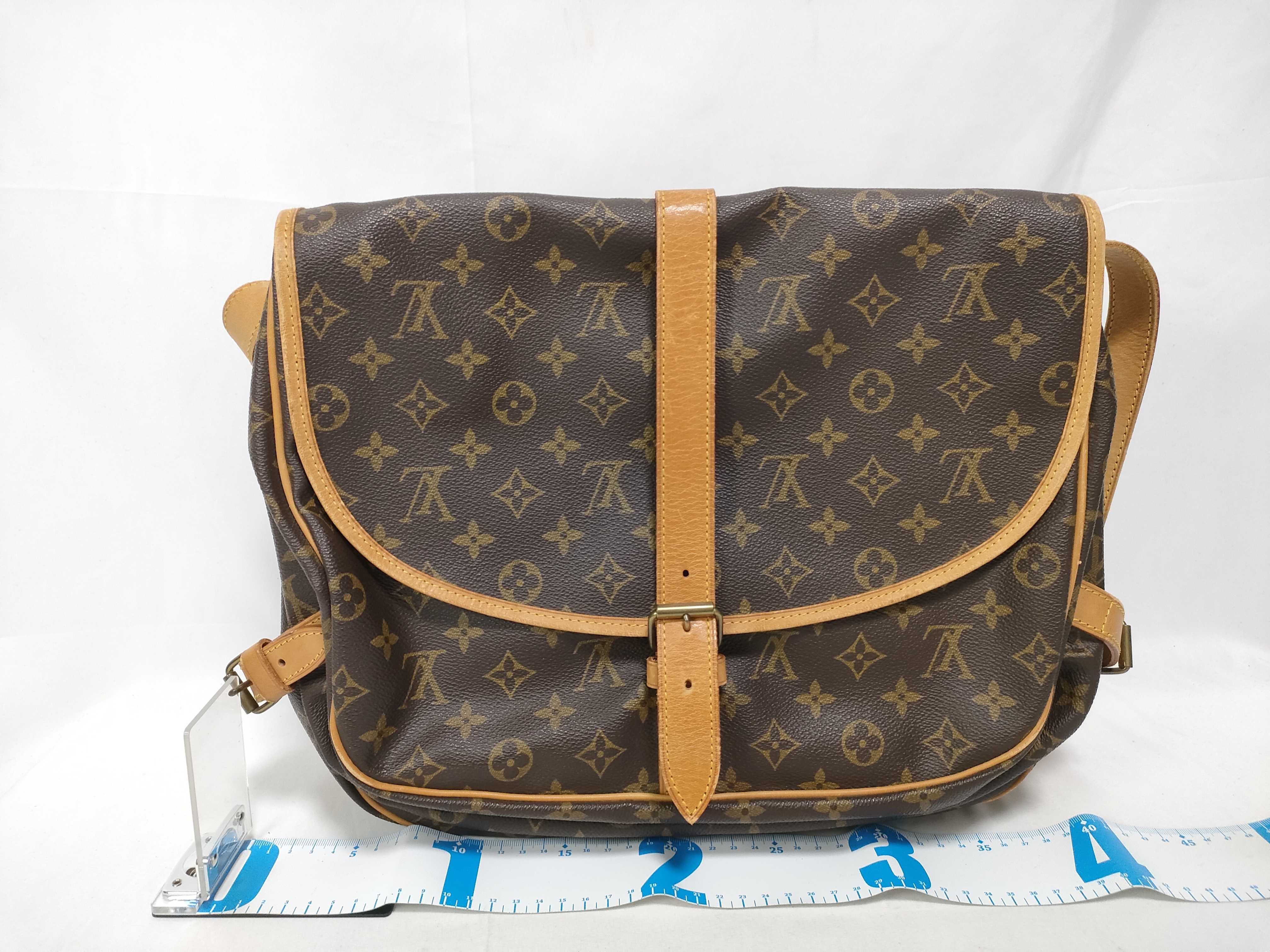 Monogram Saumur Shoulder Bag — view 2