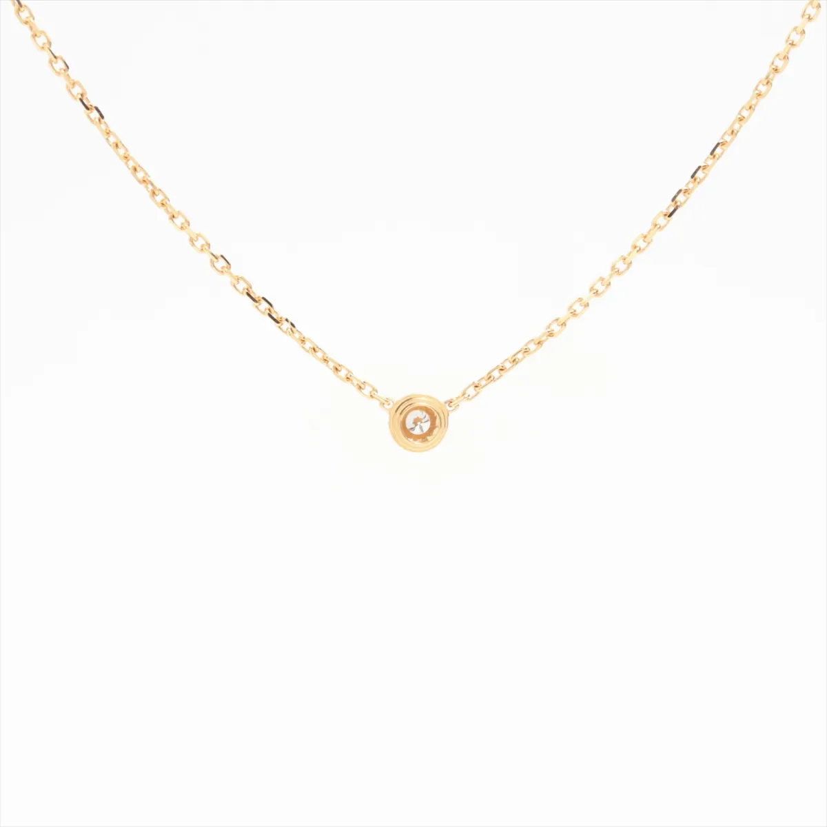 Damour XS Diamond Necklace 750 (Yellow Gold) 2.1g VSB649 — view 2