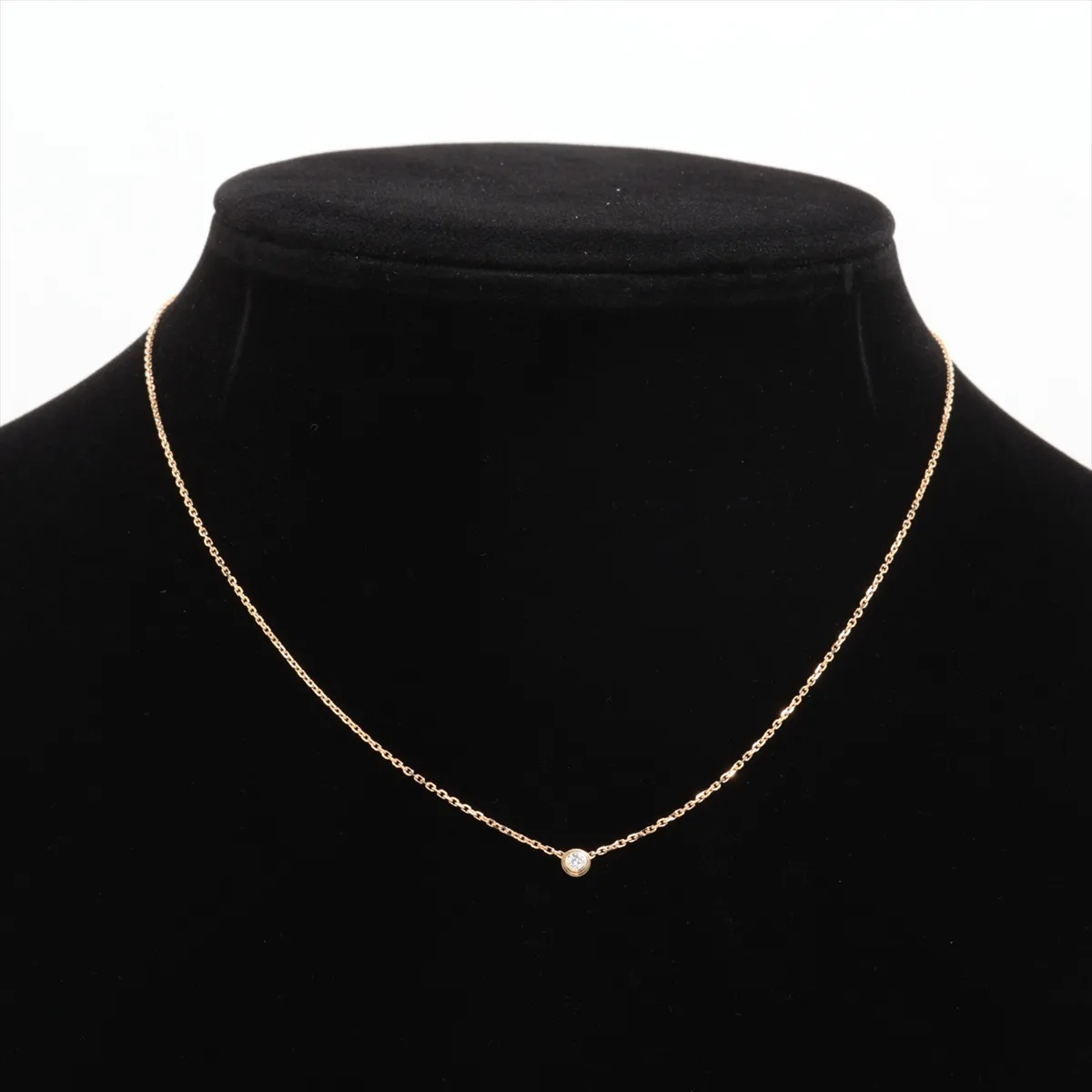 Damour XS Diamond Necklace 750 (Yellow Gold) 2.1g VSB649 — view 5