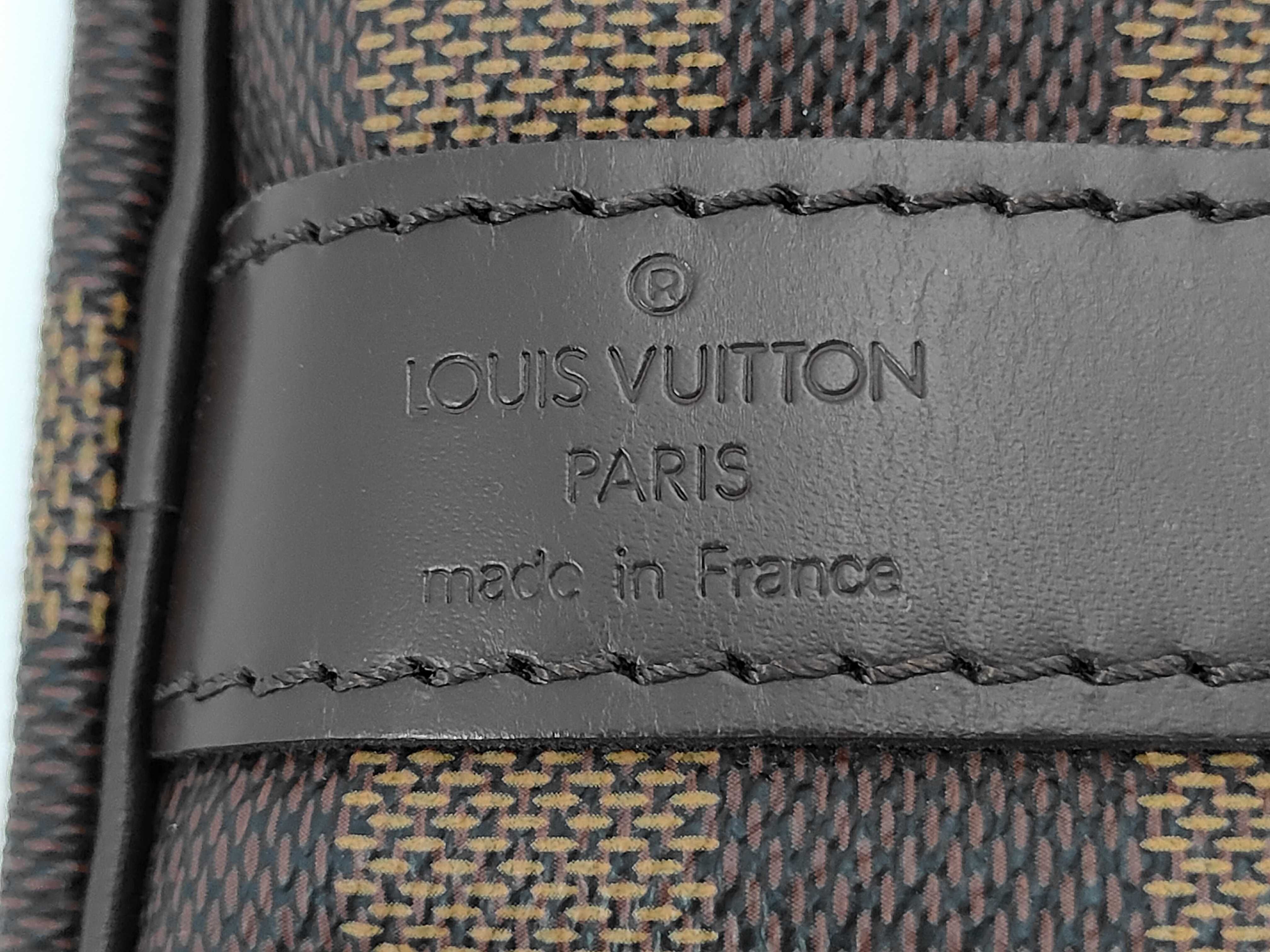 Damier N41414 Keepall Bandoulière 55 Boston Bag with Initials — view 11