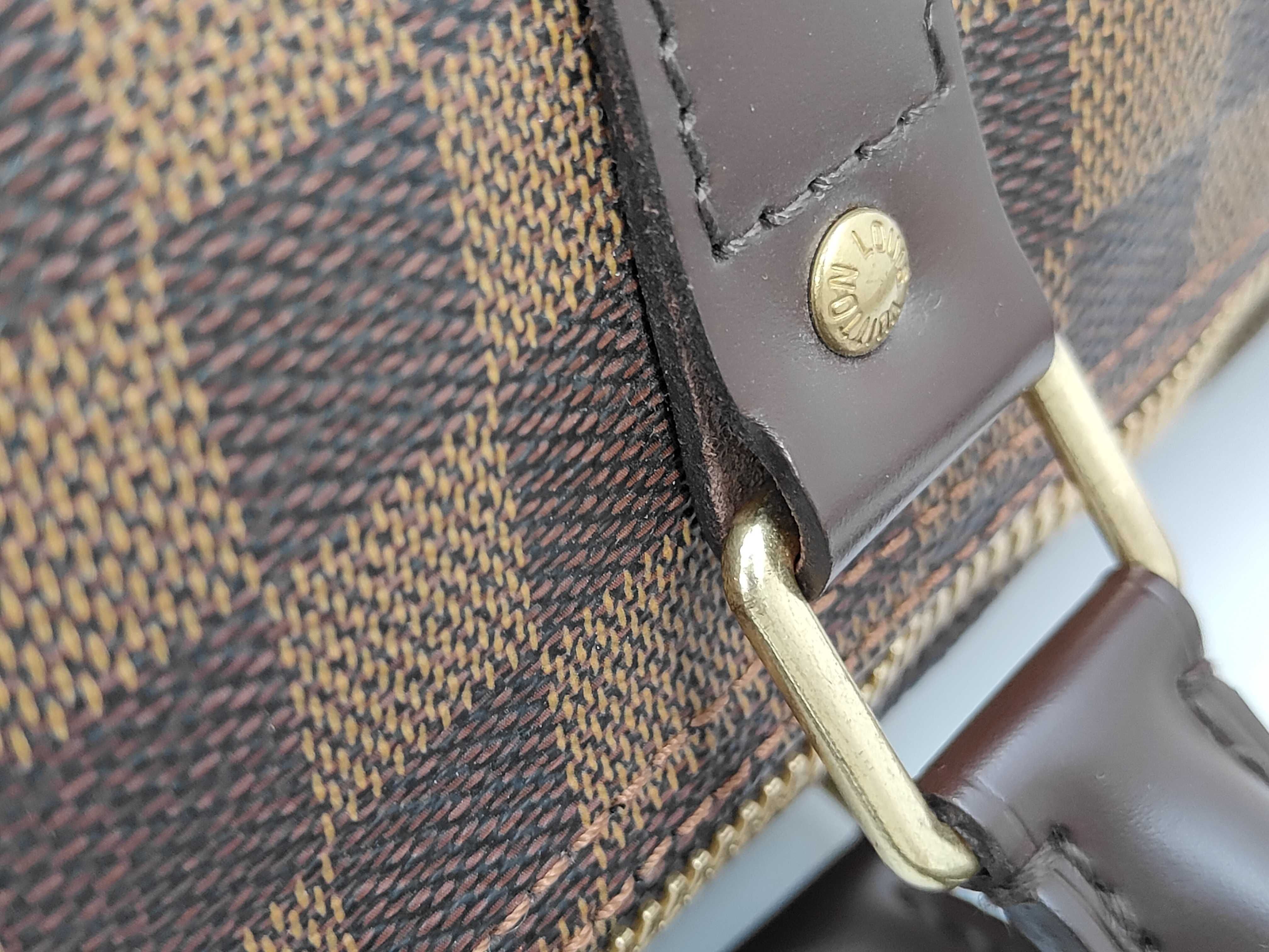 Damier N41414 Keepall Bandoulière 55 Boston Bag with Initials — view 5