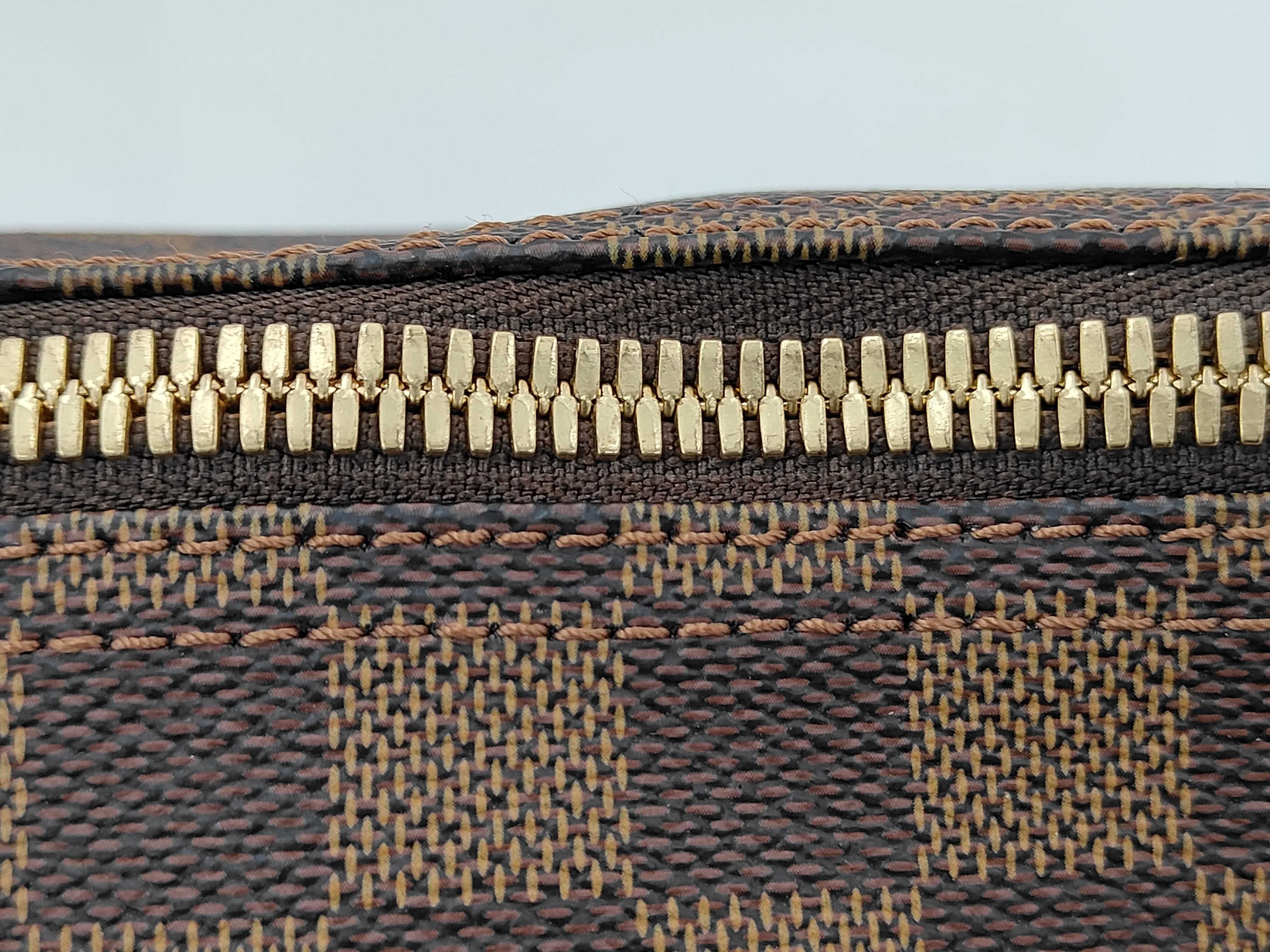 Damier N41414 Keepall Bandoulière 55 Boston Bag with Initials — view 8
