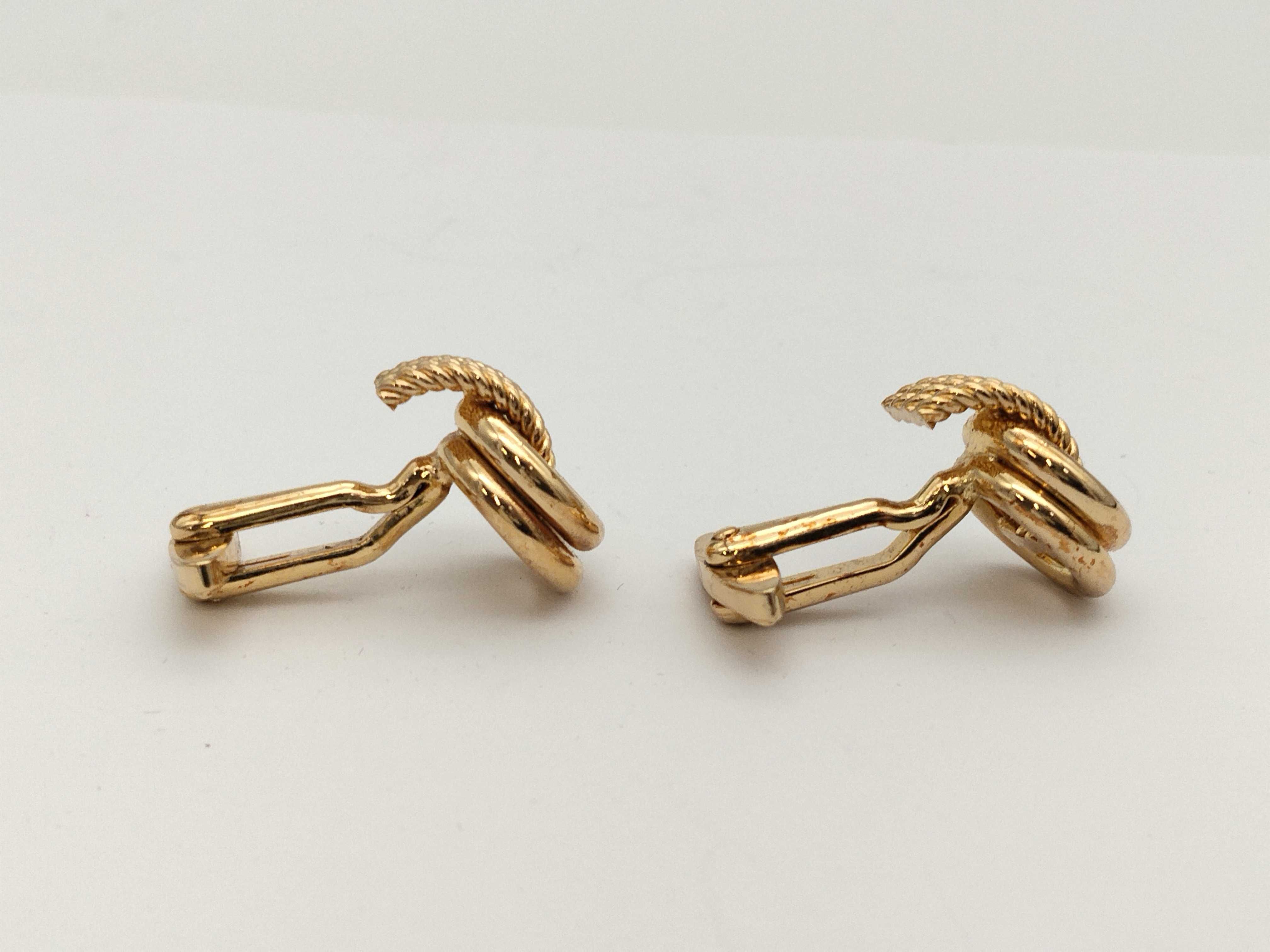 Cufflinks Gold Tie Clip & Cufflinks — view 4