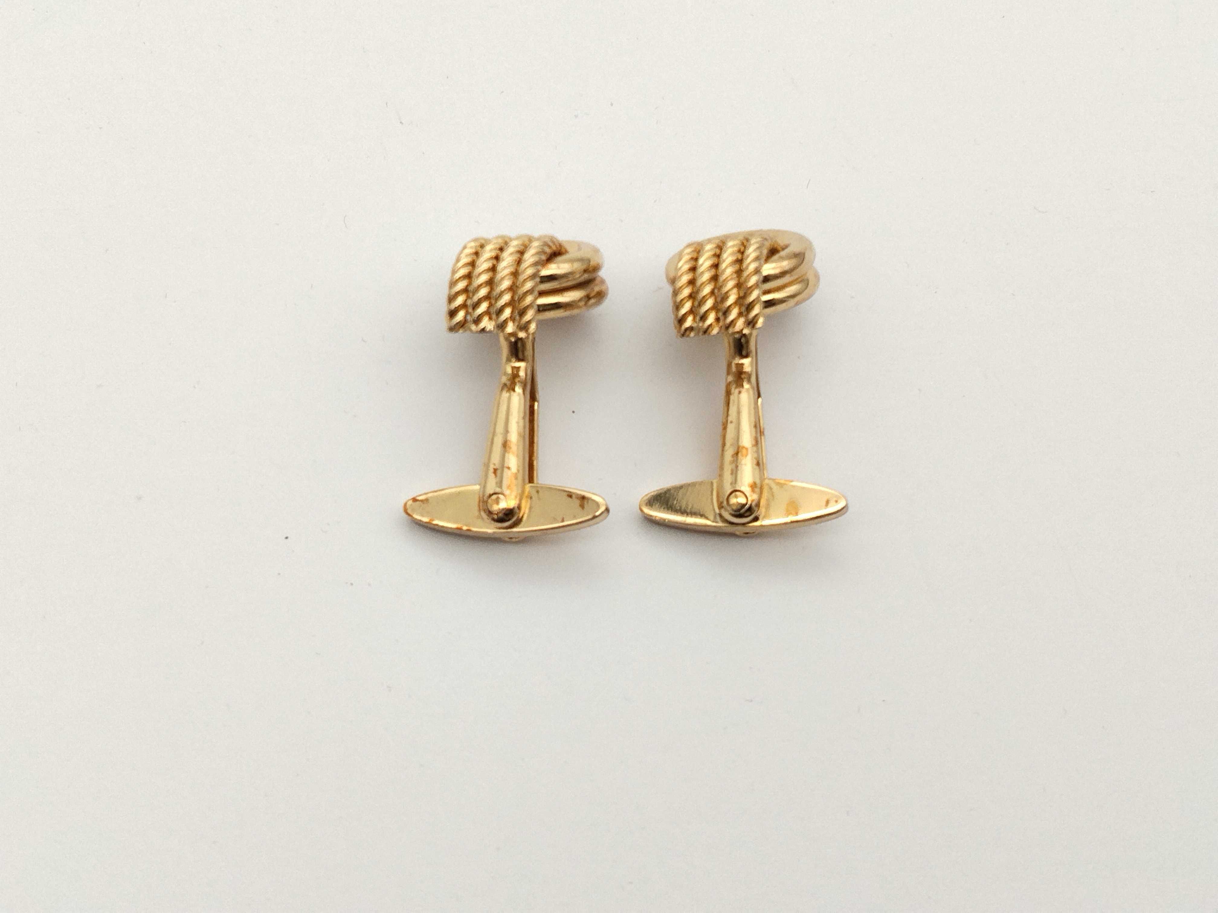 Cufflinks Gold Tie Clip & Cufflinks — view 5