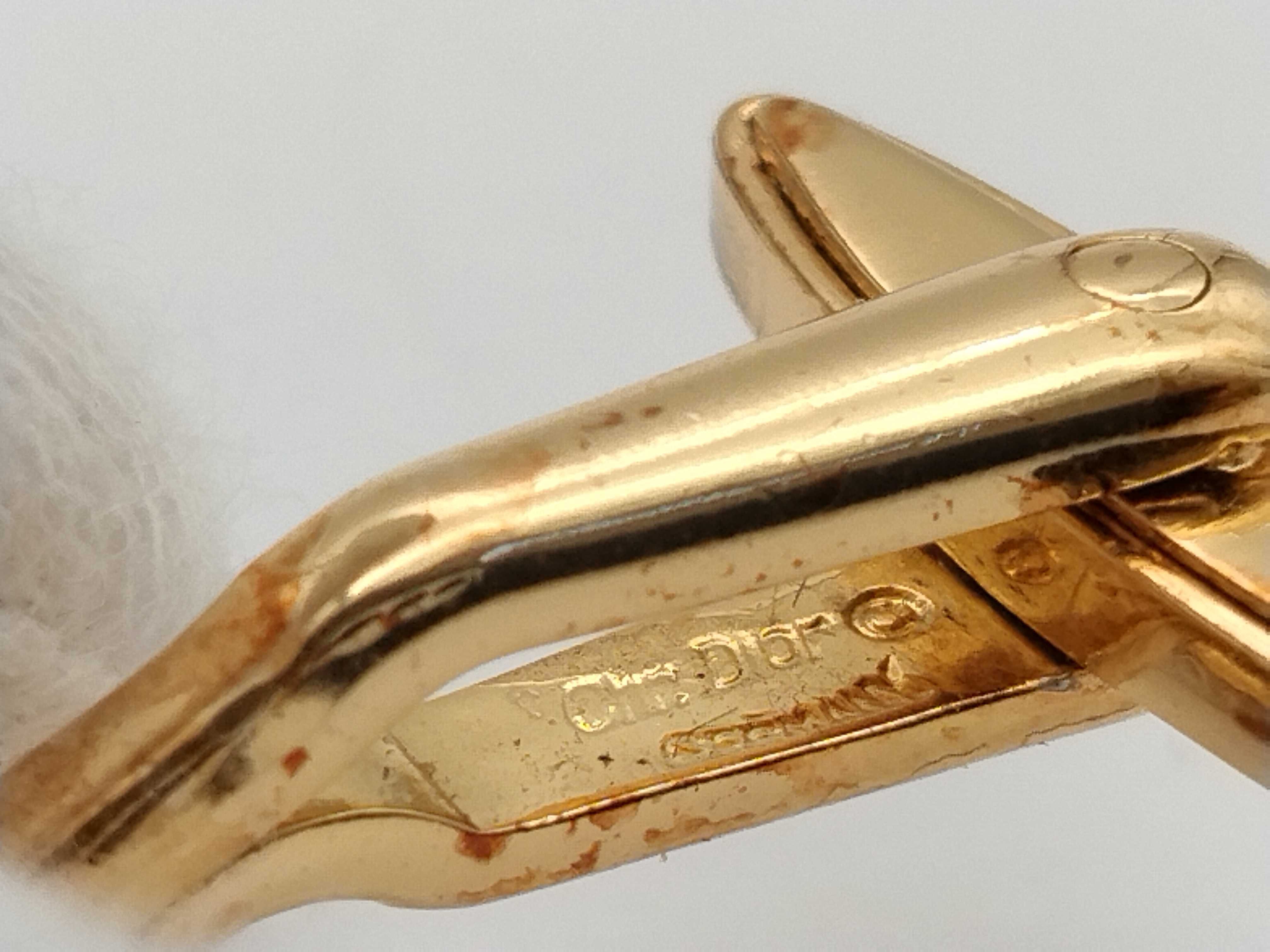 Cufflinks Gold Tie Clip & Cufflinks — view 8
