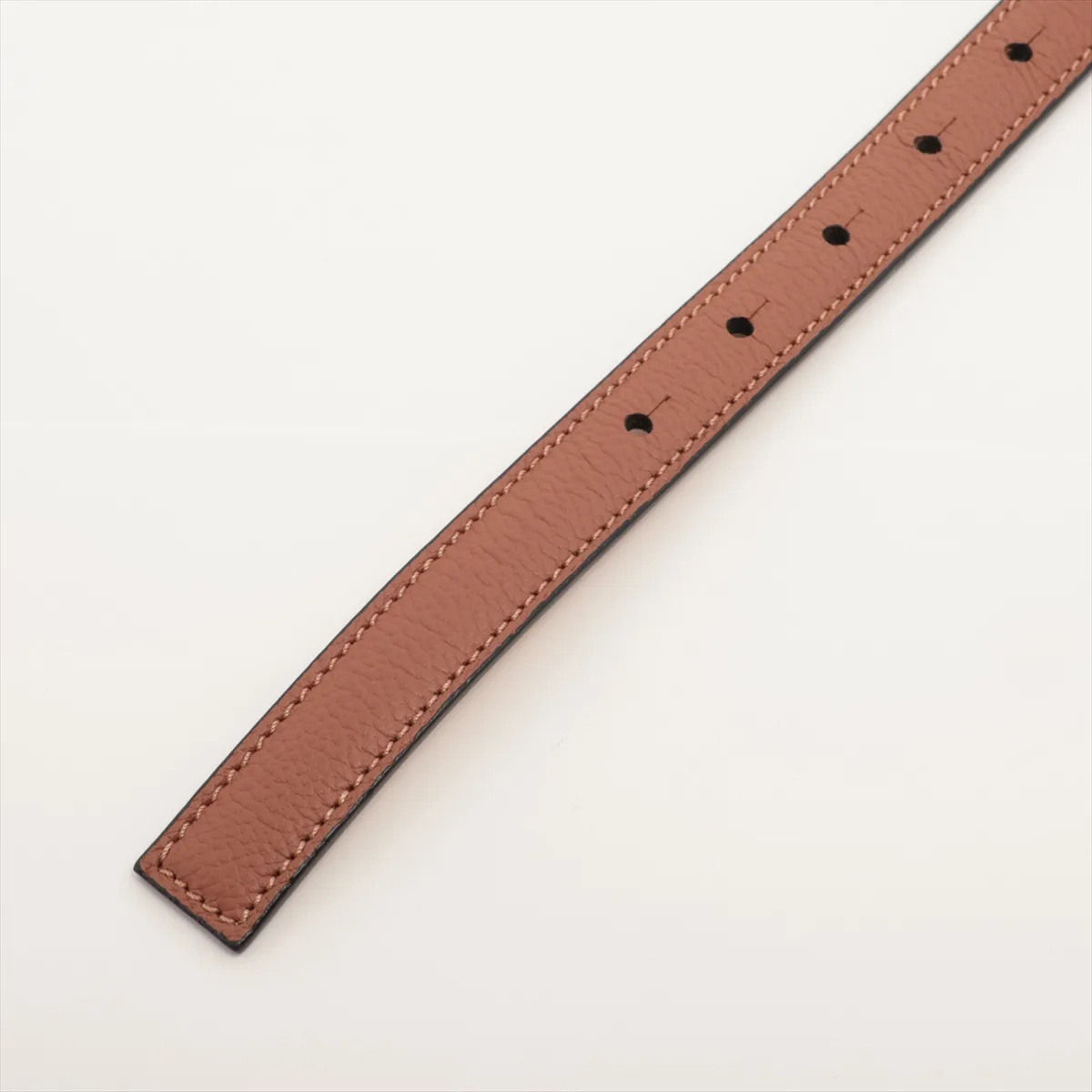 Anagram Belt 75 GP x Leather Brown x Gold — view 3