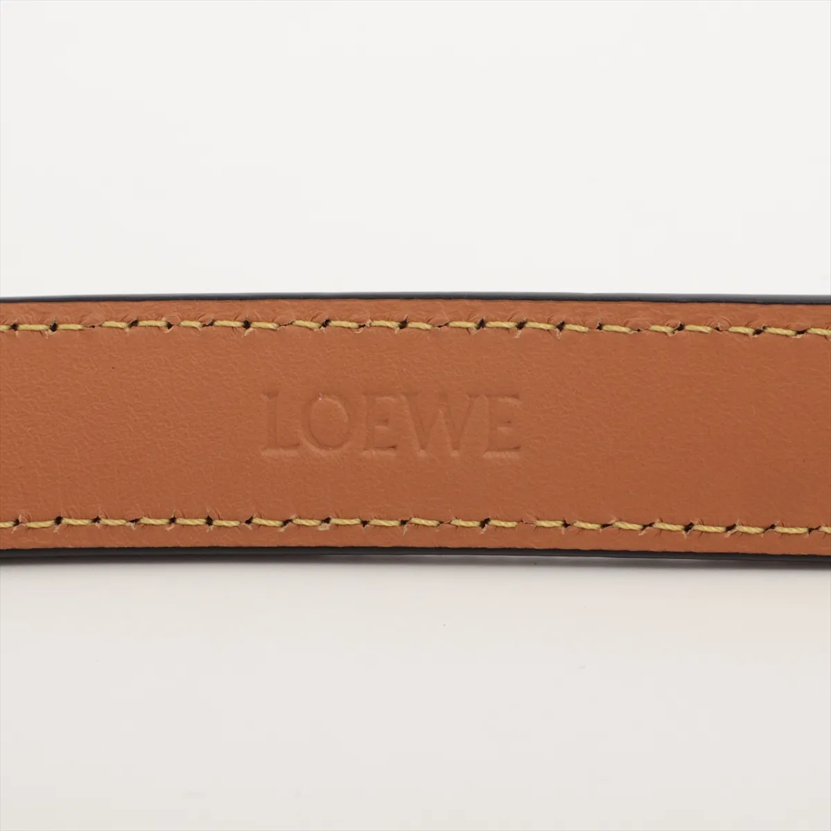 Anagram Belt 75 GP x Leather Brown x Gold — view 5