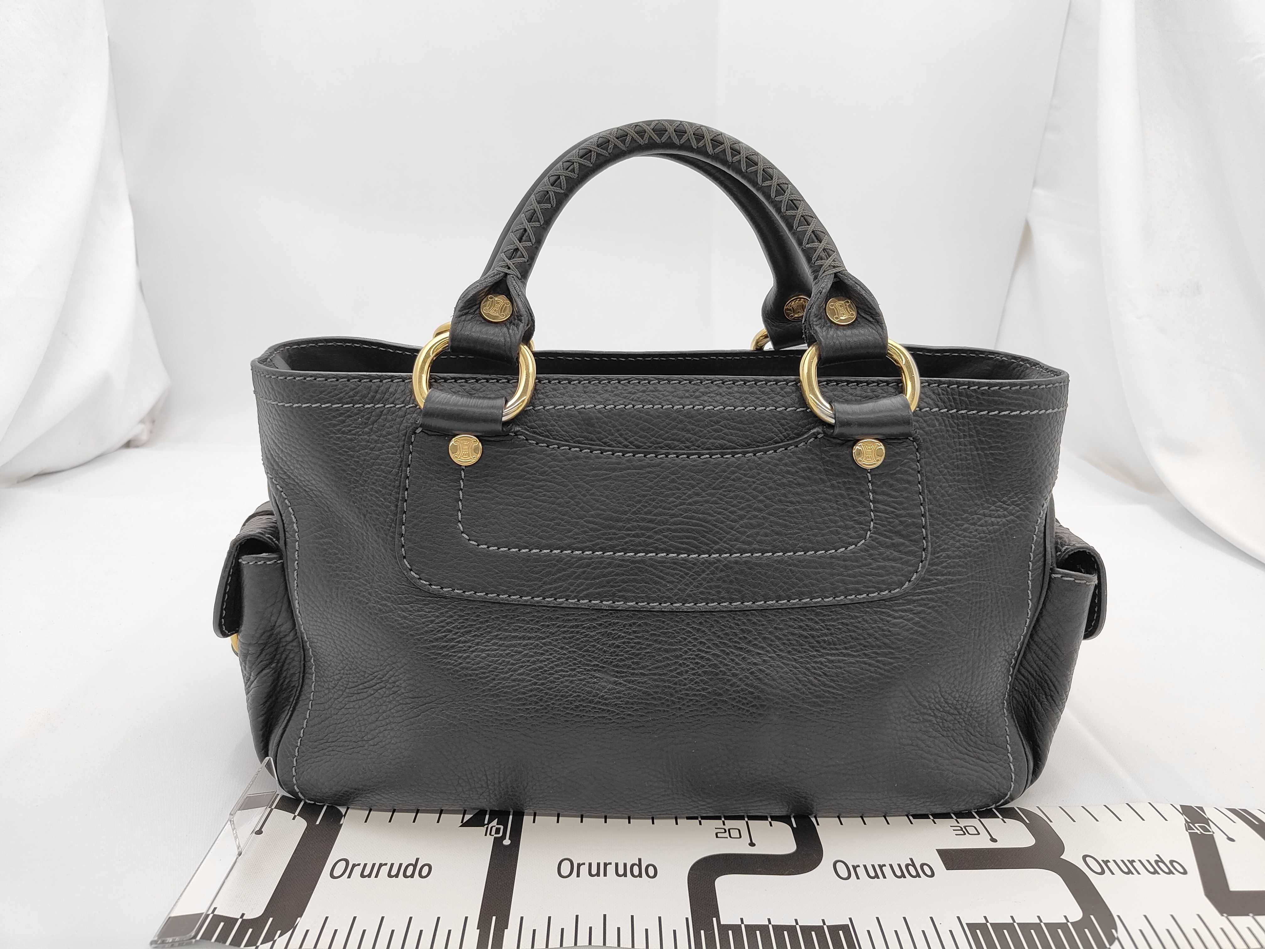 Leather Boogie Bag Black Tote Bag — view 2