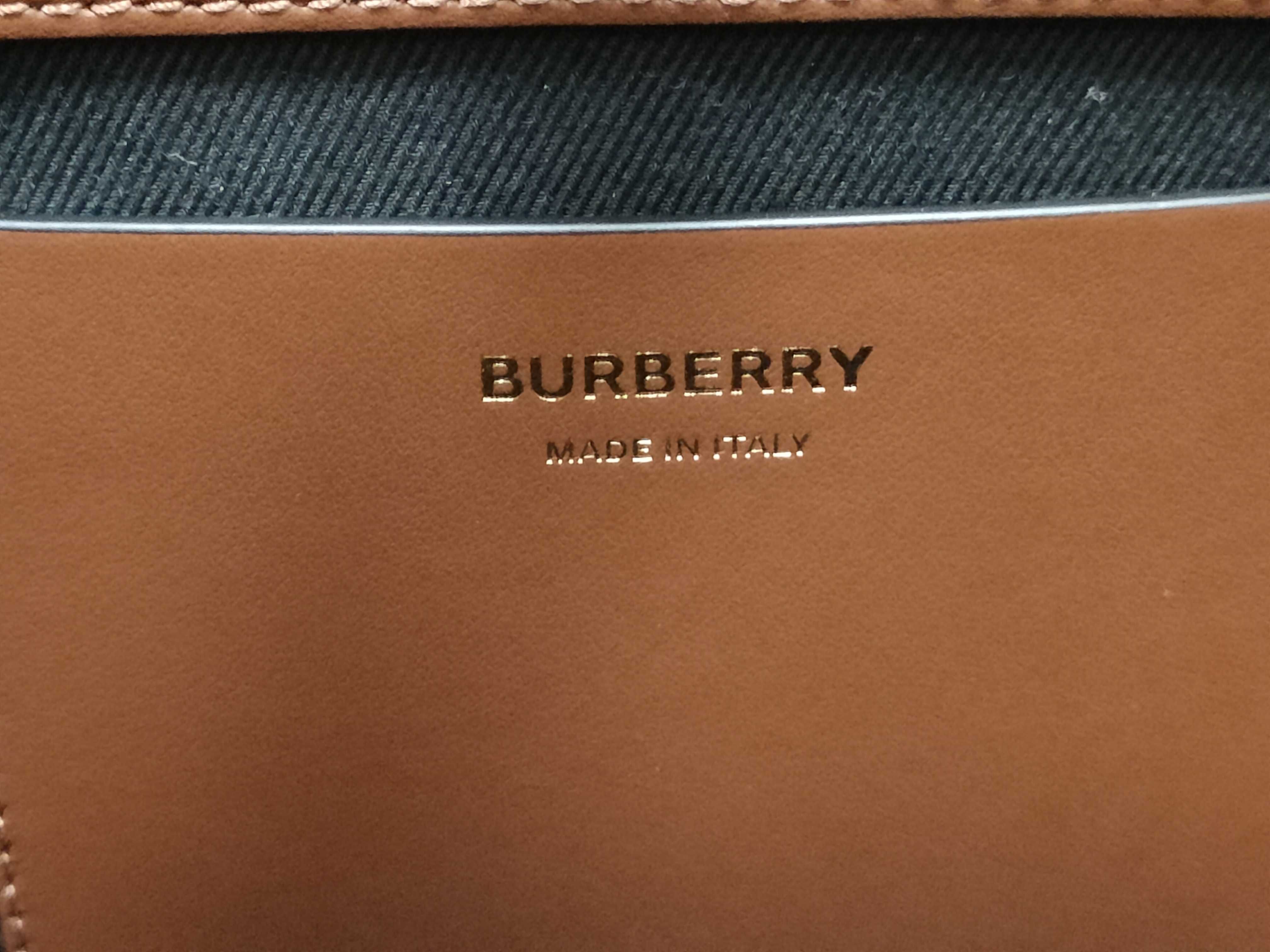 PVC x Leather Tote Bag, Brown Tote Bag — view 11