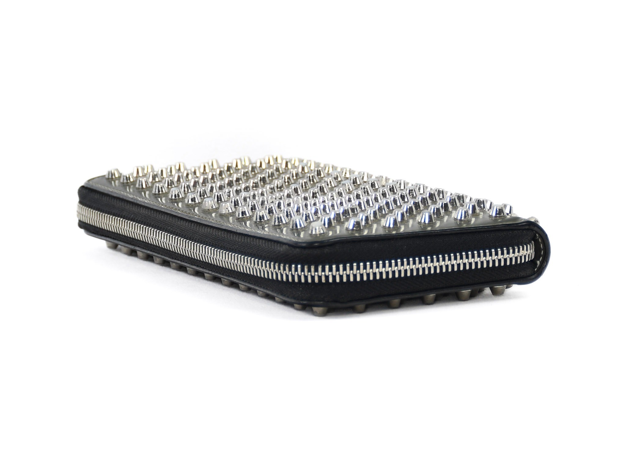 Comes with box and dust bag. Panettone round zipper wallet by Christian Louboutin. — view 6