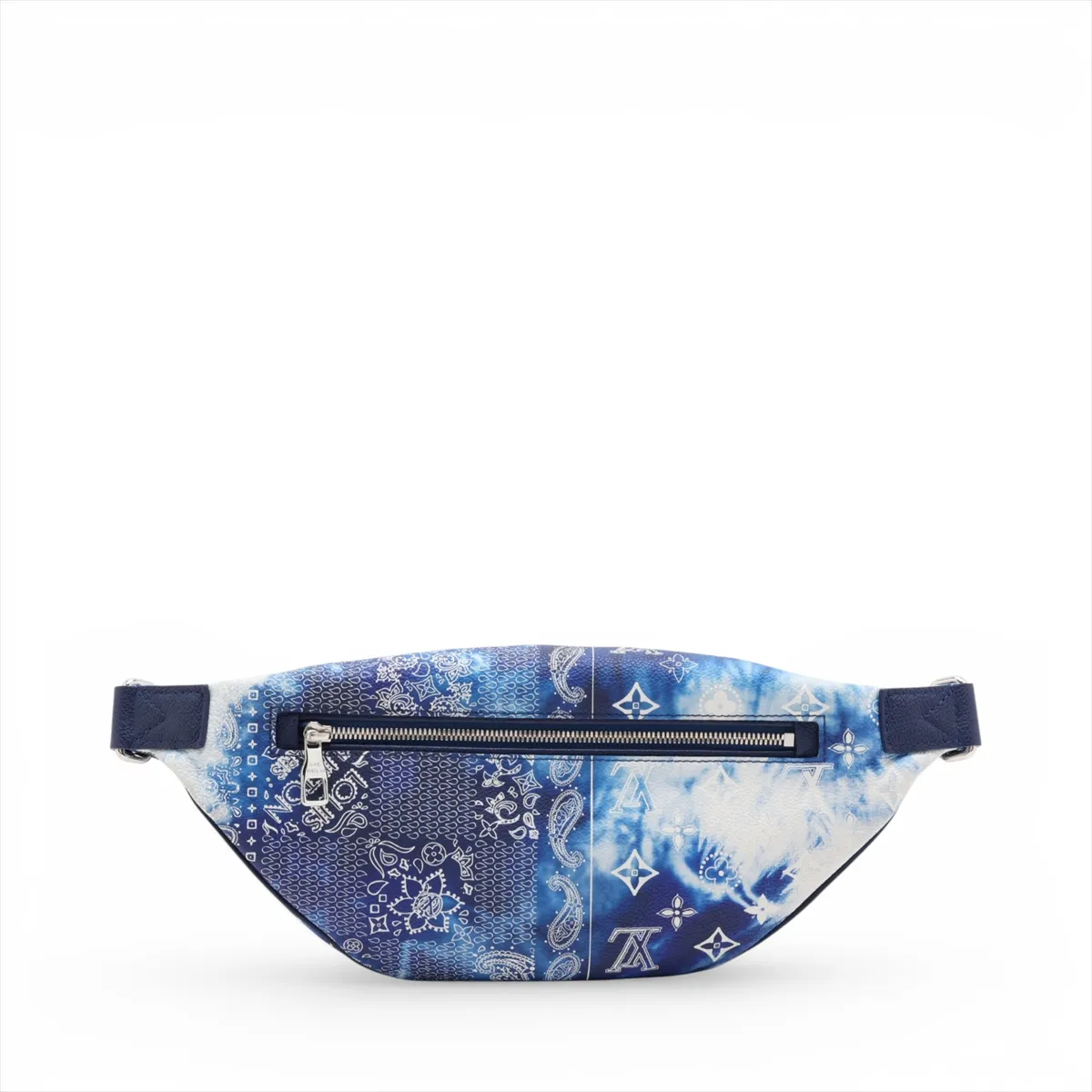 Monogram Bandana Discovery Bumbag PM M20587 Blue (RFID detected) — view 2