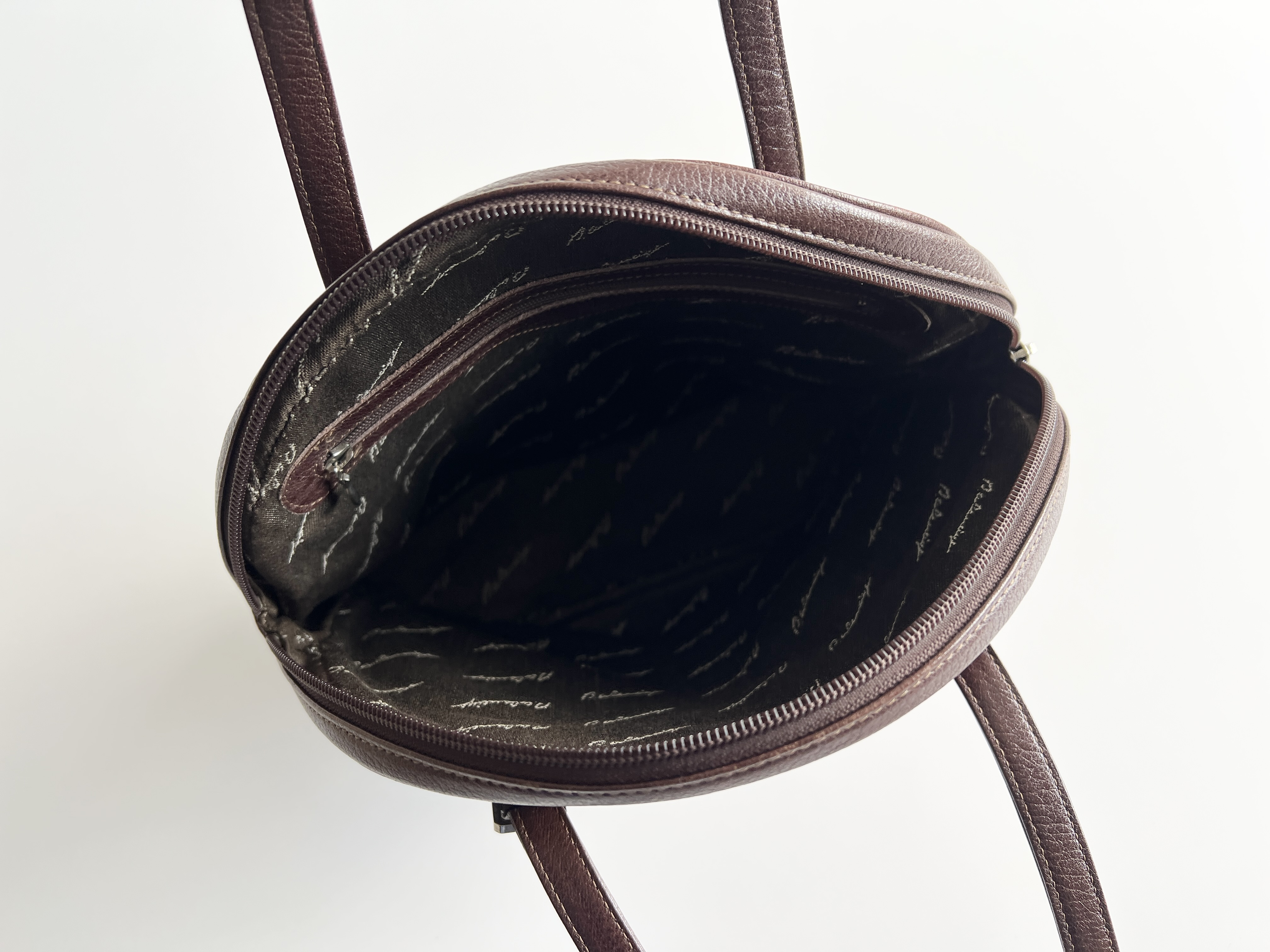 Vintage Leather Shoulder Bag Tote Bag — view 4