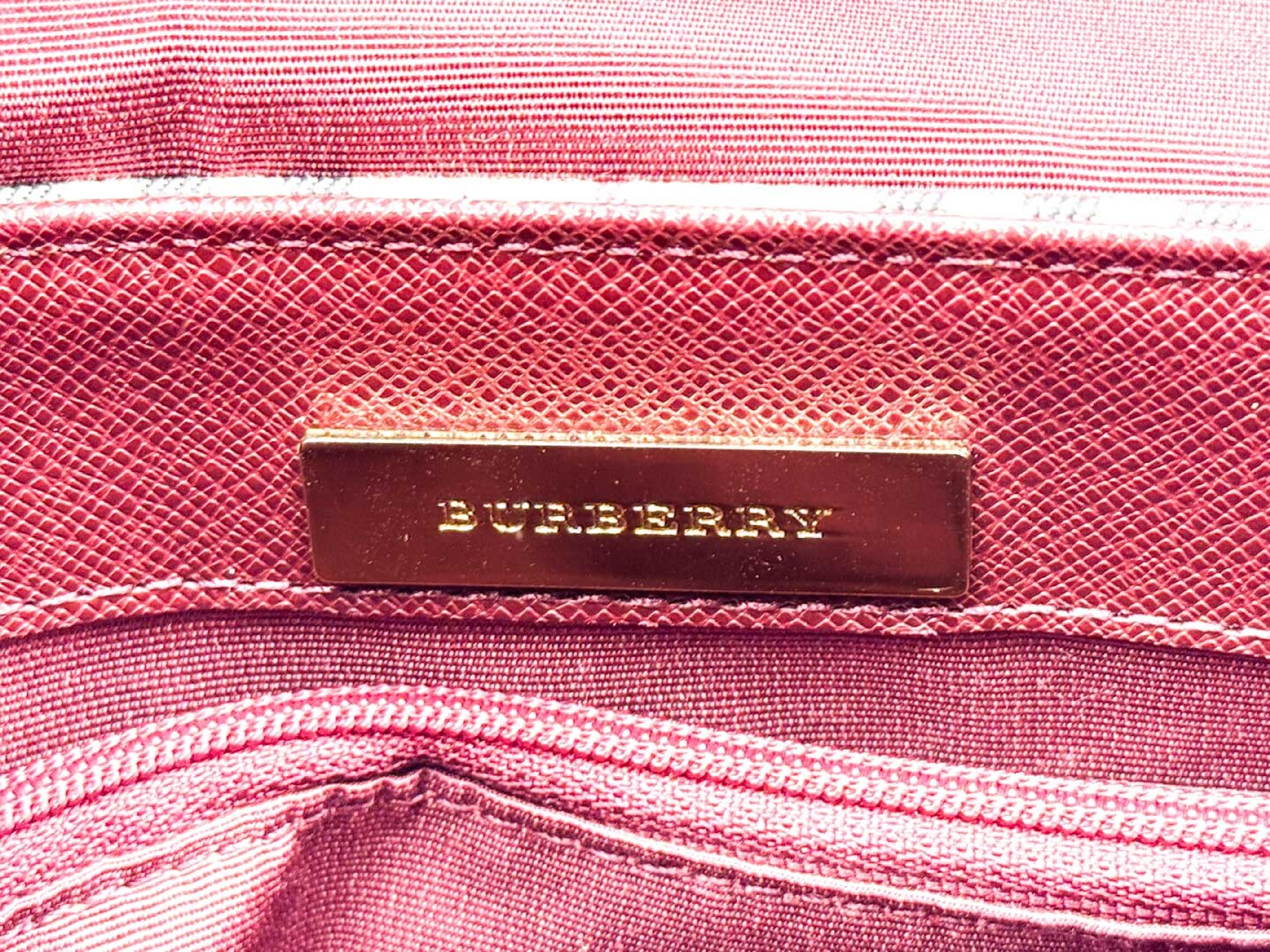 Nova Check Gold Hardware Leather Shoulder Bag — view 10