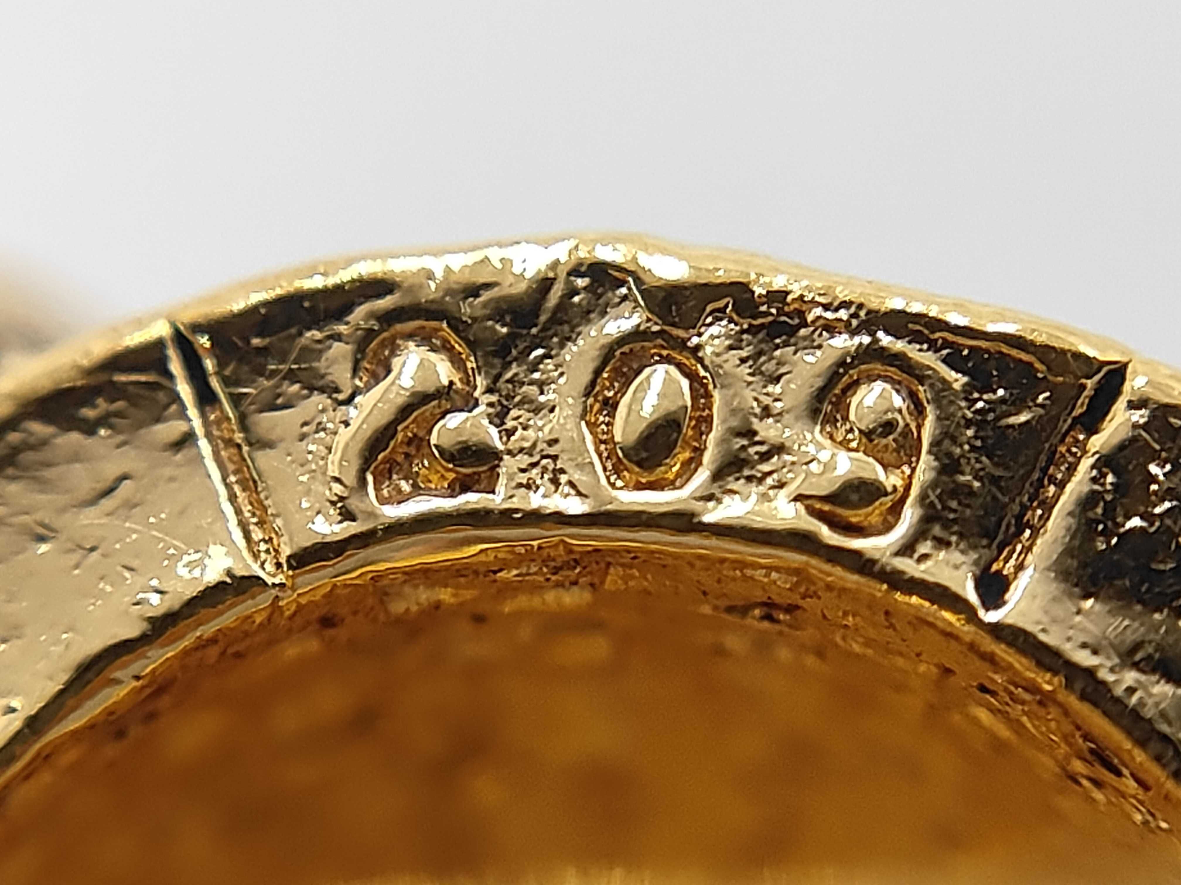 209 Coco Mark Gold Earrings — view 6
