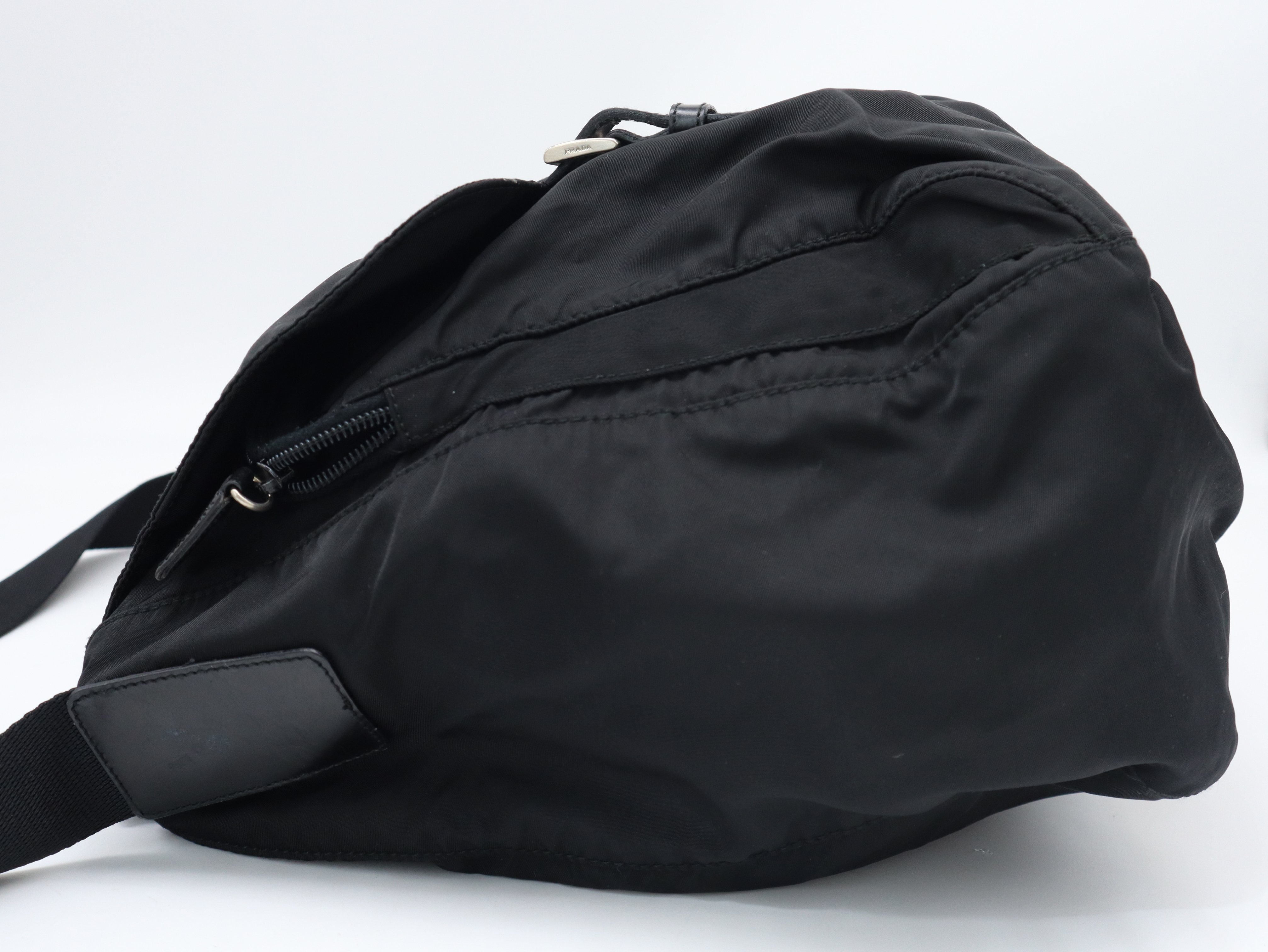 Nylon Black Shoulder Bag — view 3