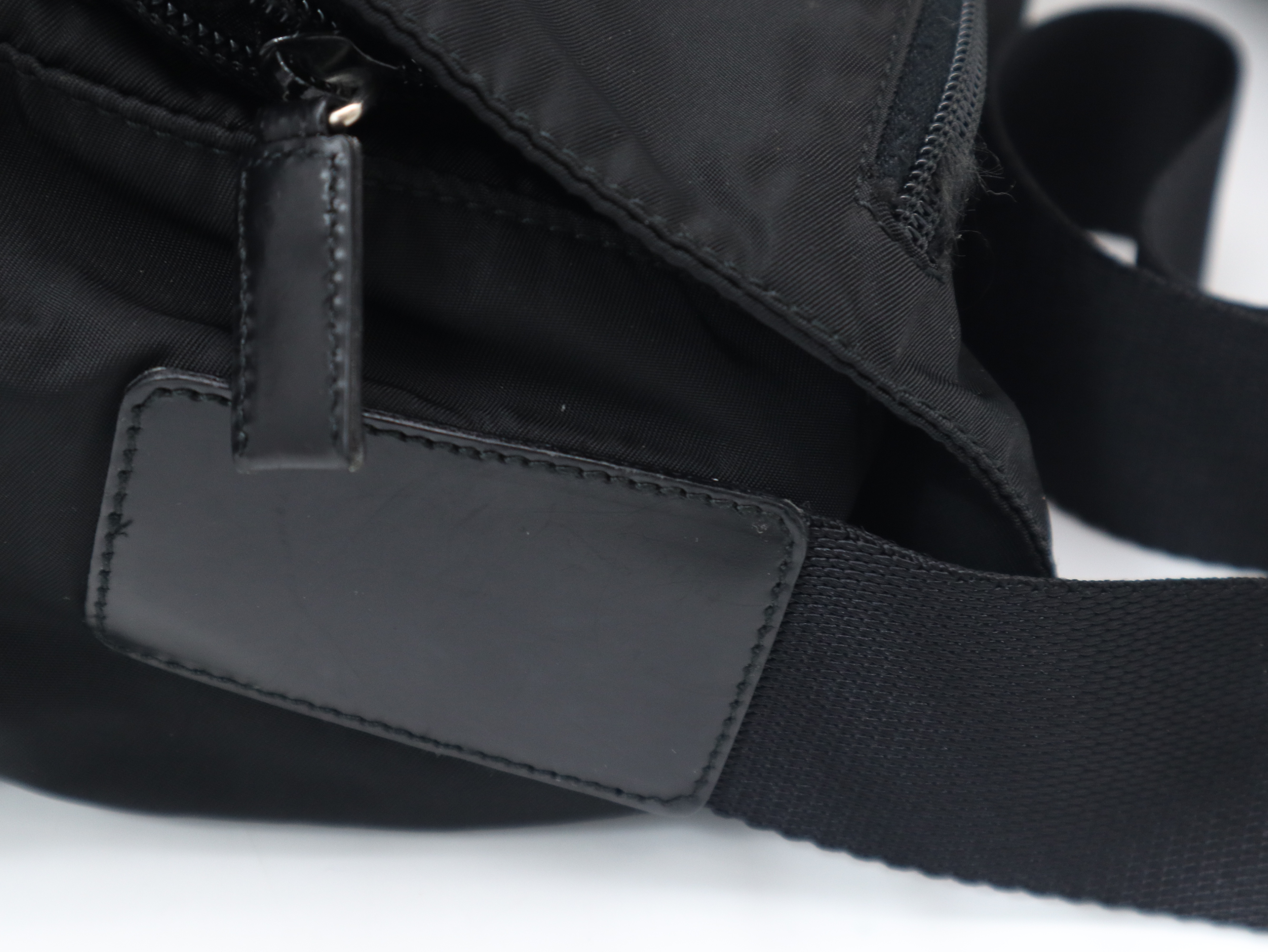 Nylon Black Shoulder Bag — view 7