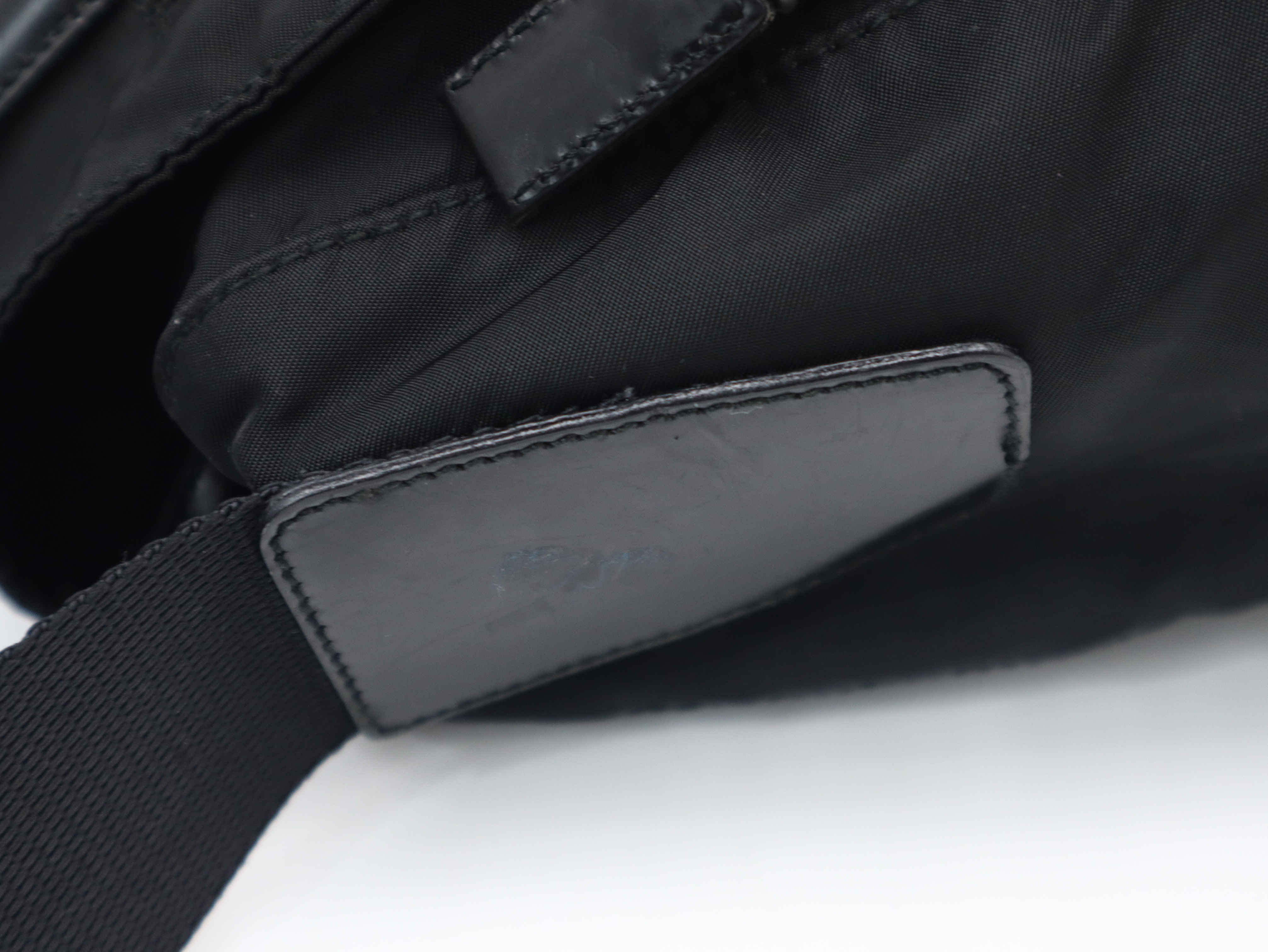 Nylon Black Shoulder Bag — view 8