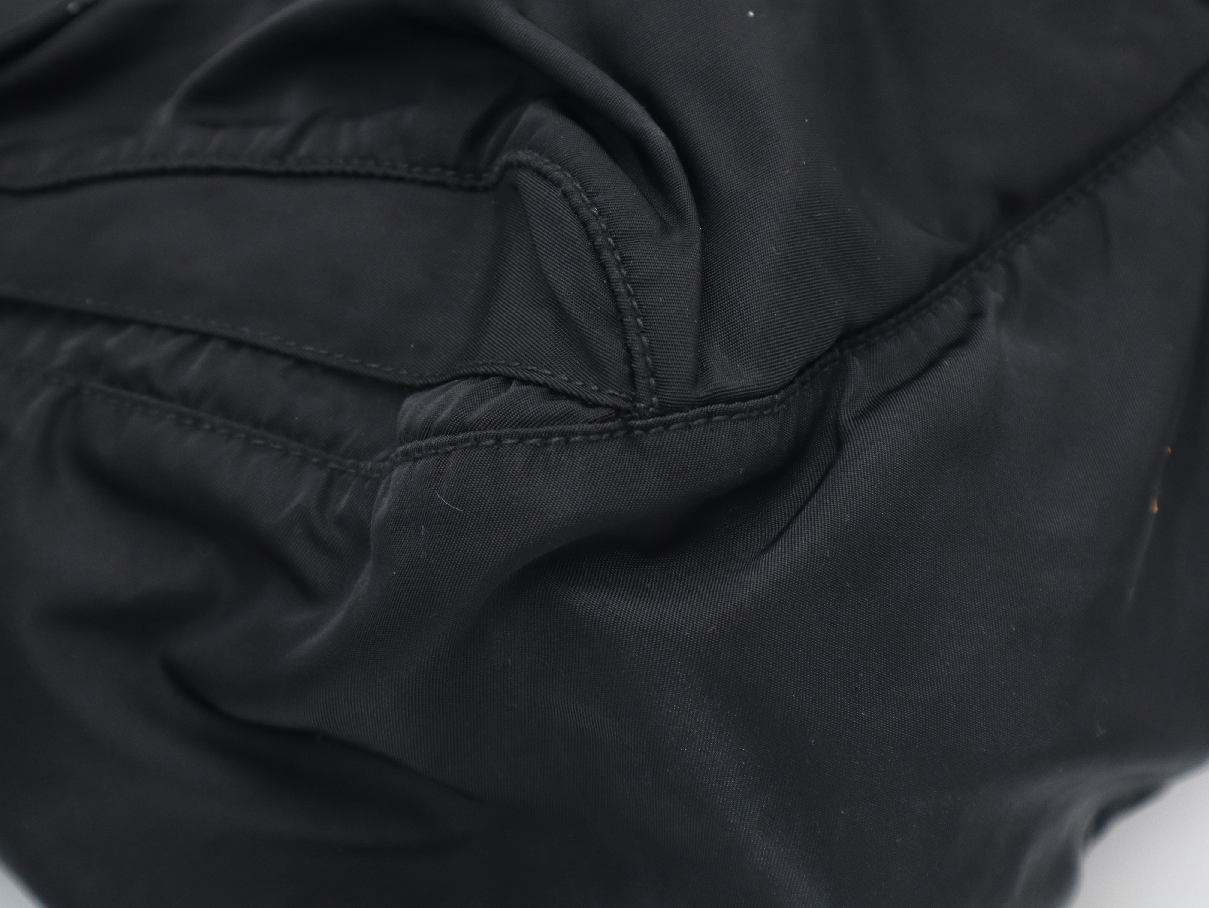 Nylon Black Shoulder Bag — view 9
