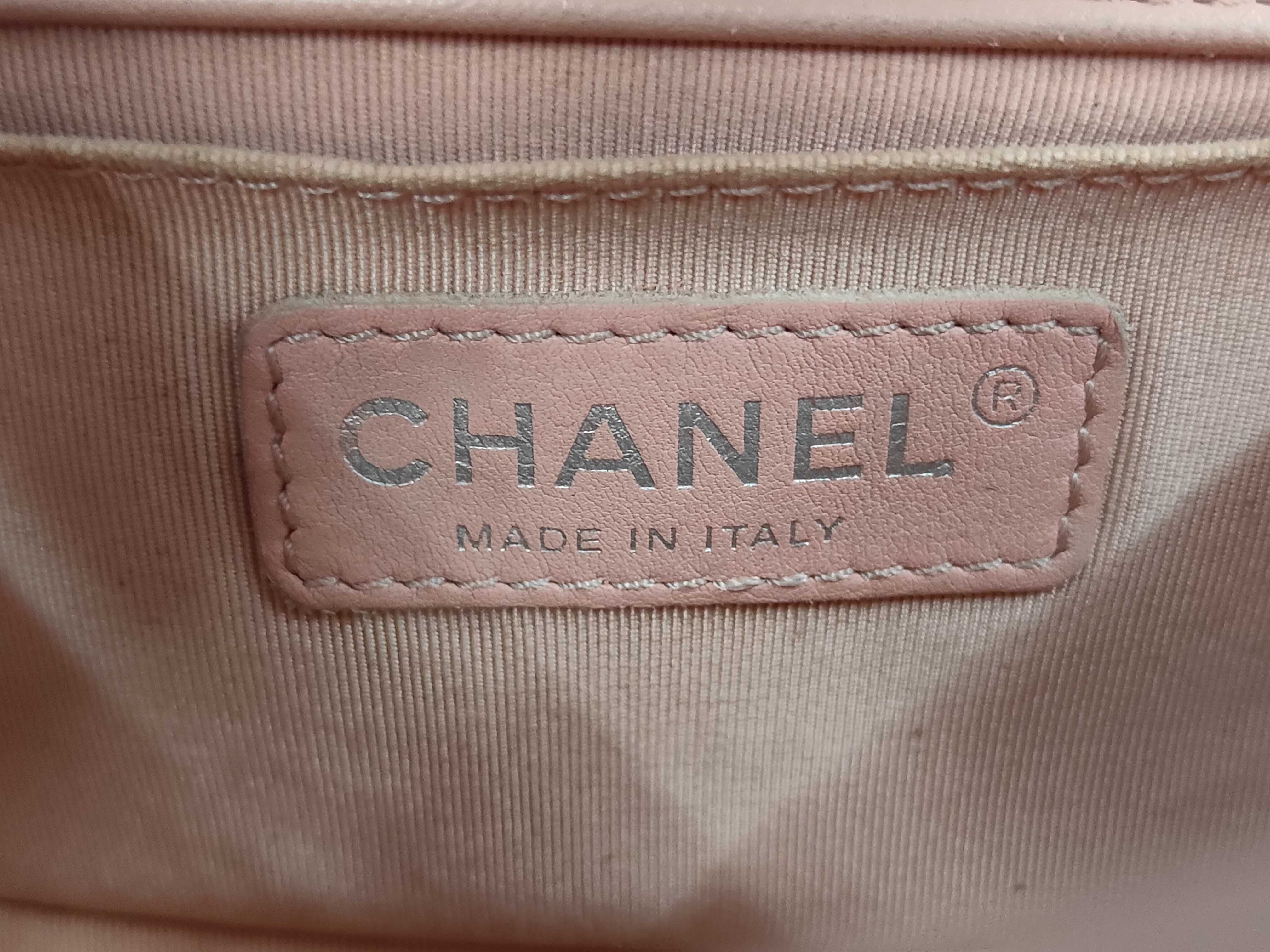 Boy Chanel Chain Shoulder Lambskin Shoulder Bag — view 11