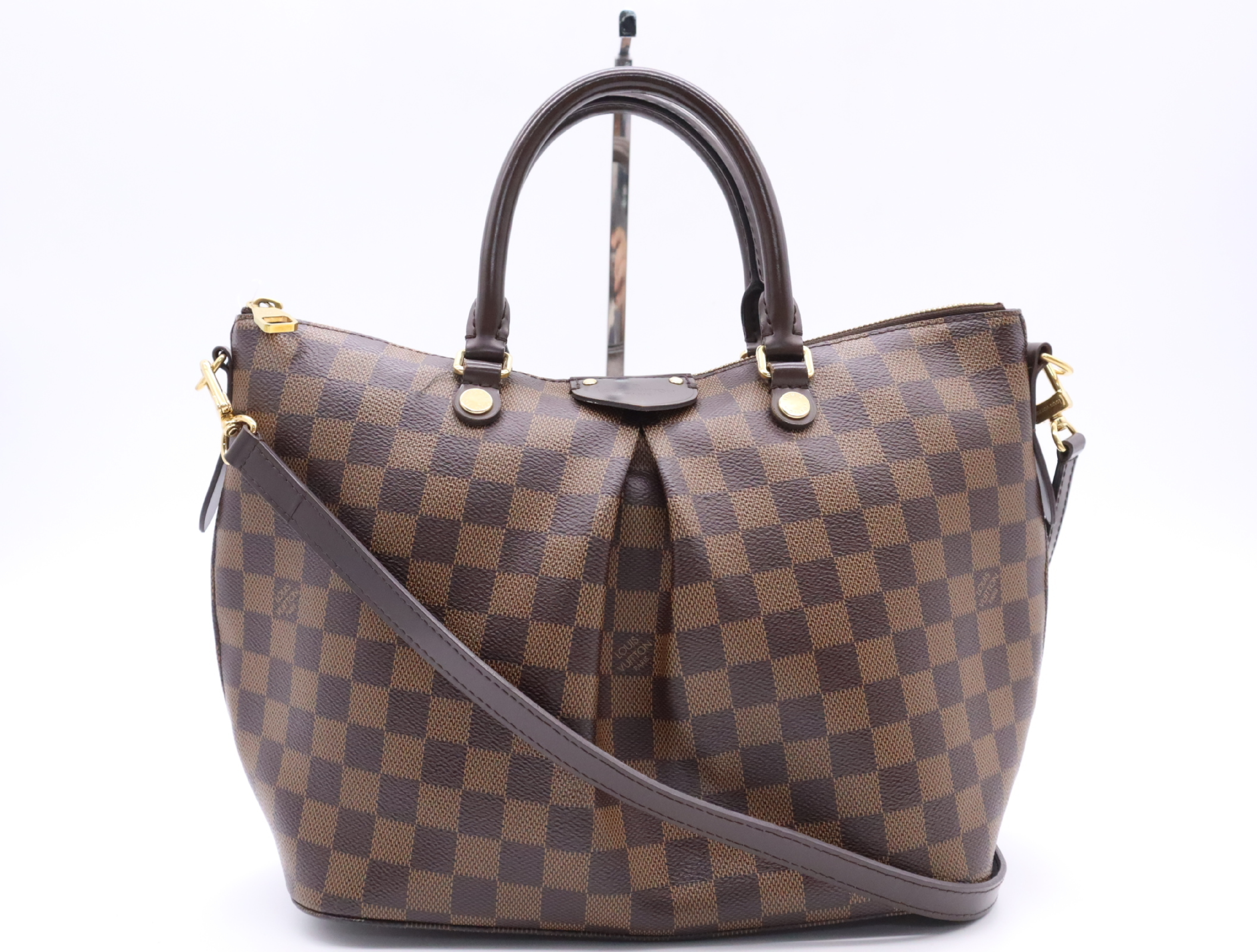 N41546 Damier Siena MM Handbag with Shoulder Strap