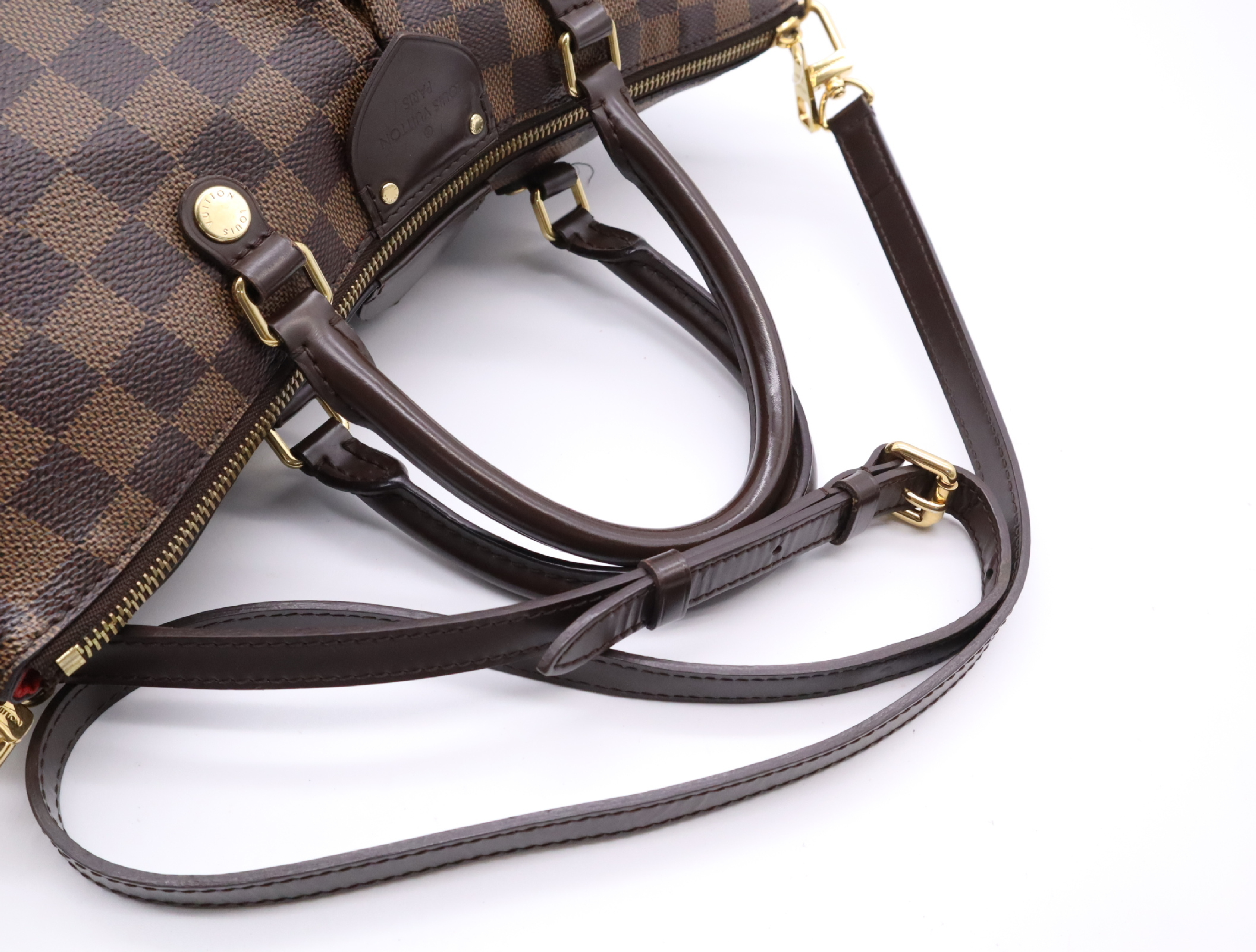 N41546 Damier Siena MM Handbag with Shoulder Strap — view 12