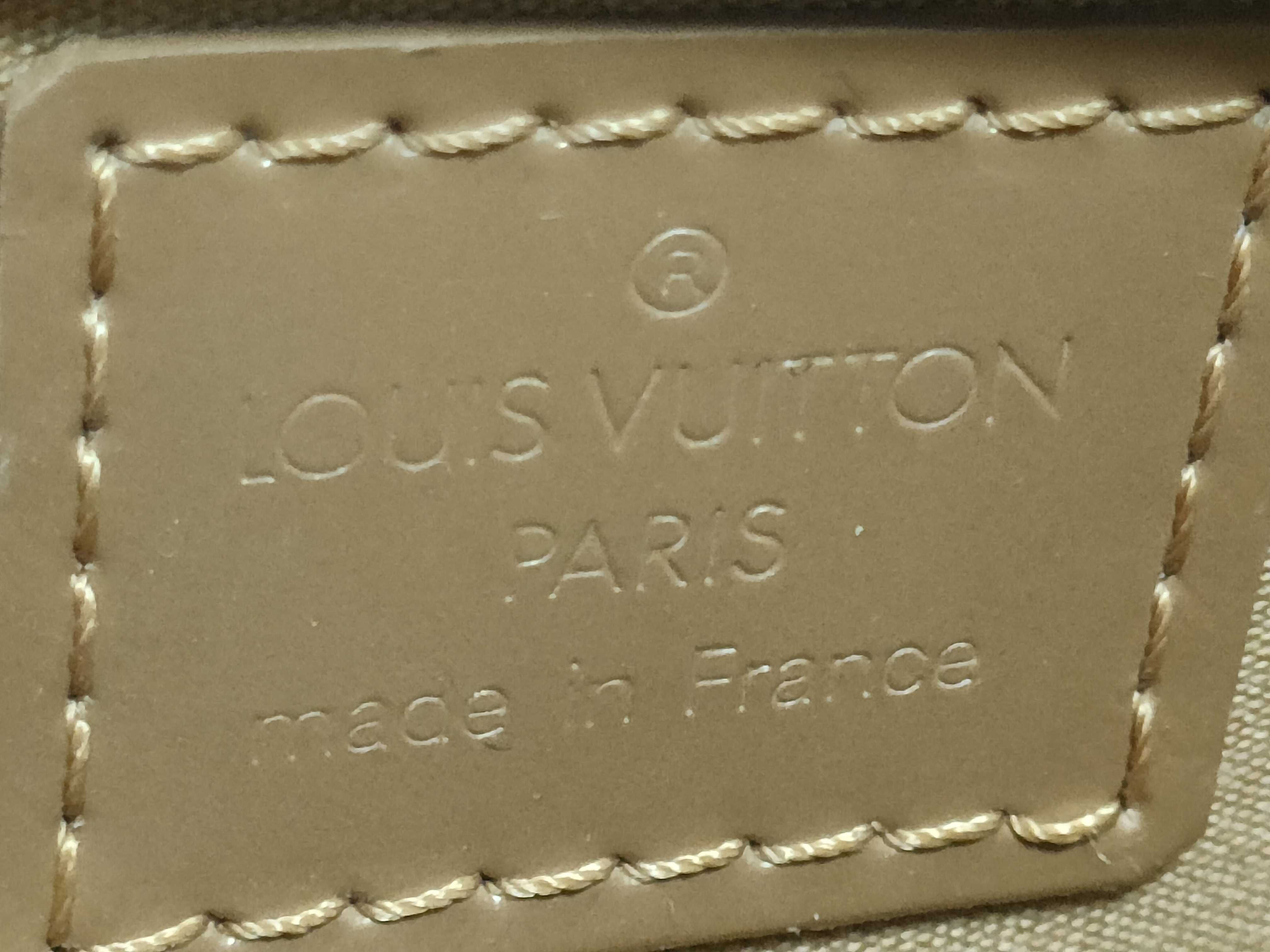 Vernis Gold Leather Monogram Matte Fowler Shoulder Bag — view 11