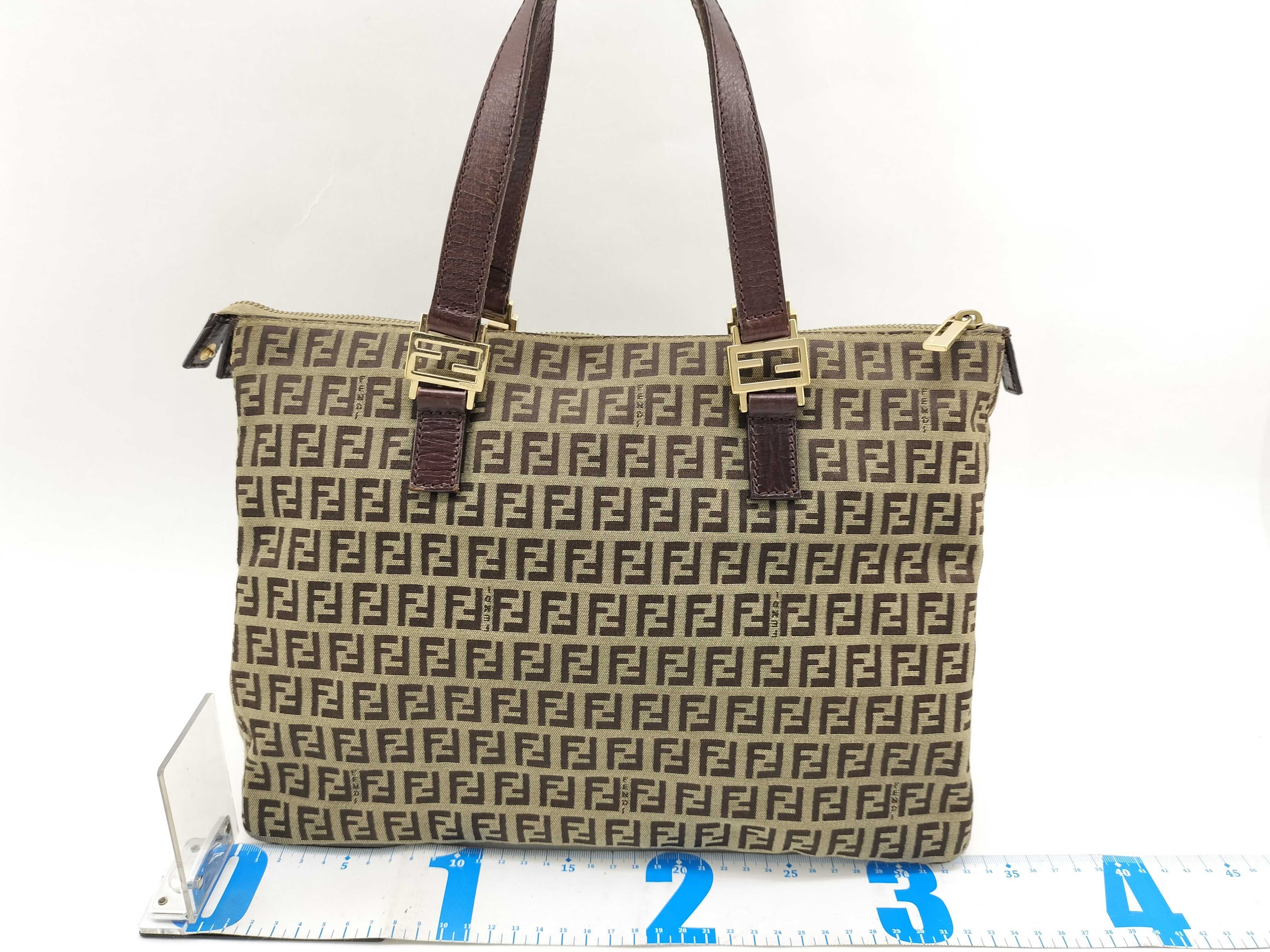 Zucchino Tote Bag - Canvas and Leather Tote Bag — view 2
