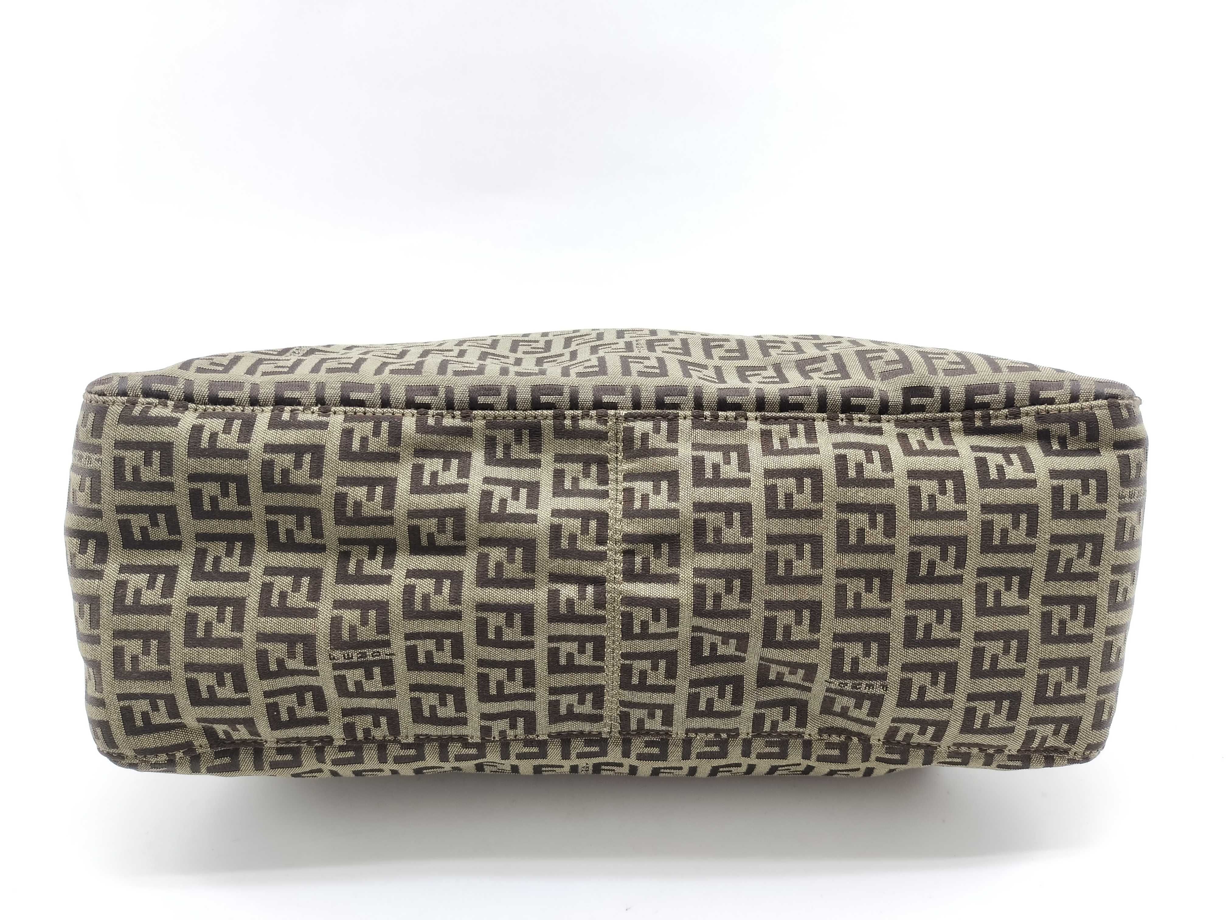 Zucchino Tote Bag - Canvas and Leather Tote Bag — view 6