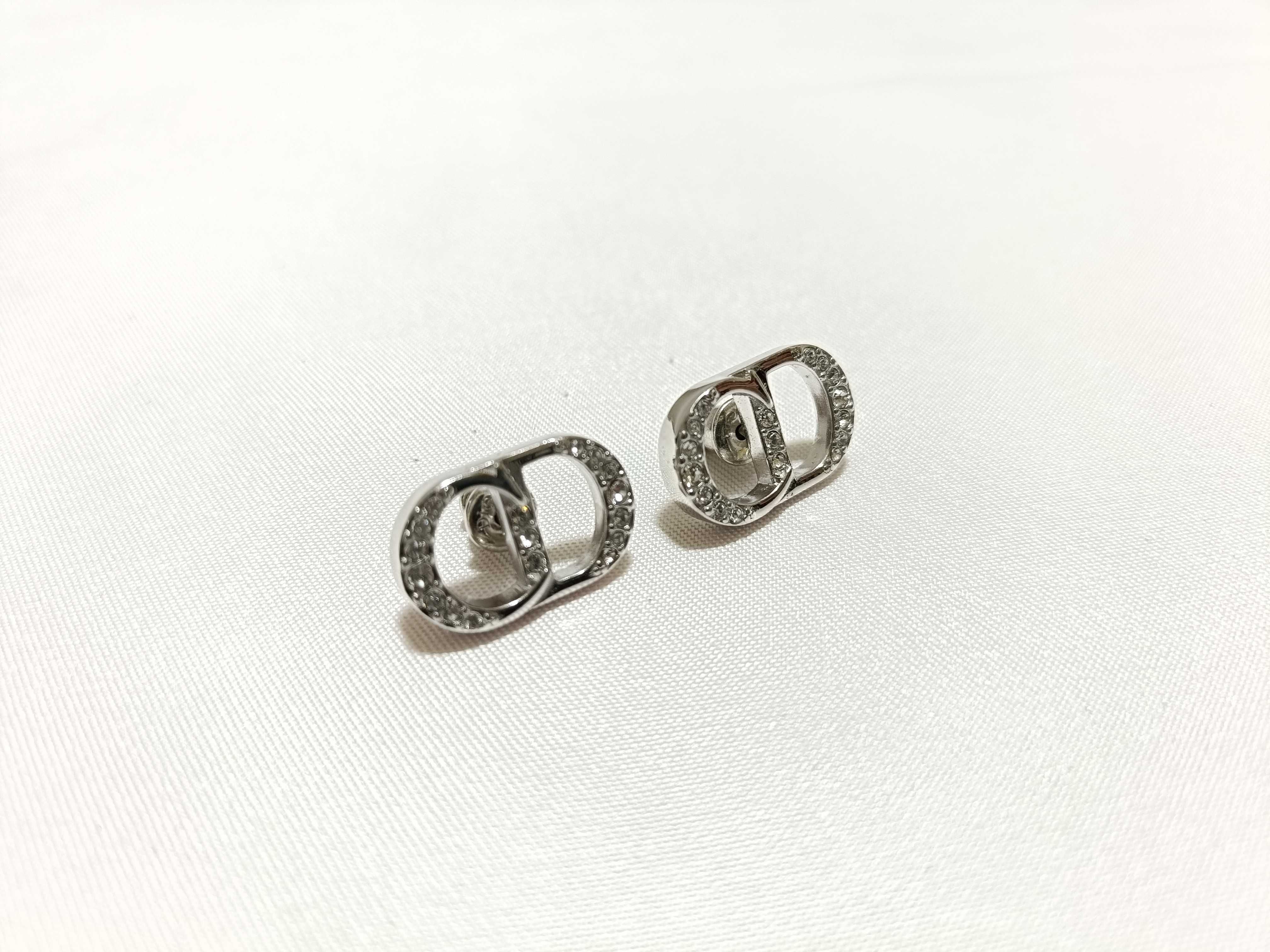 CD Earrings, 925 Sterling Silver, Box, Dust Bag, Earrings — view 4