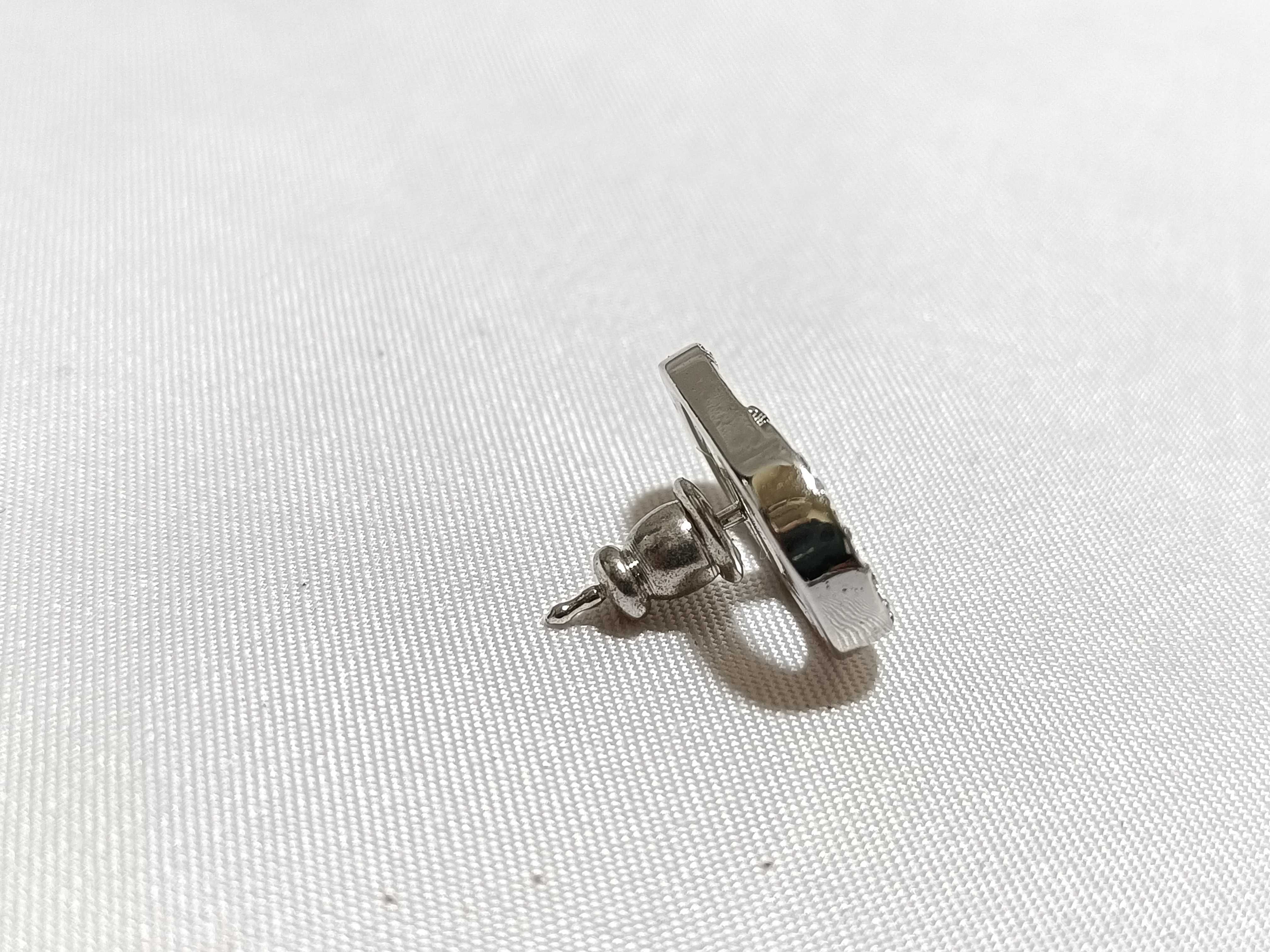 CD Earrings, 925 Sterling Silver, Box, Dust Bag, Earrings — view 8