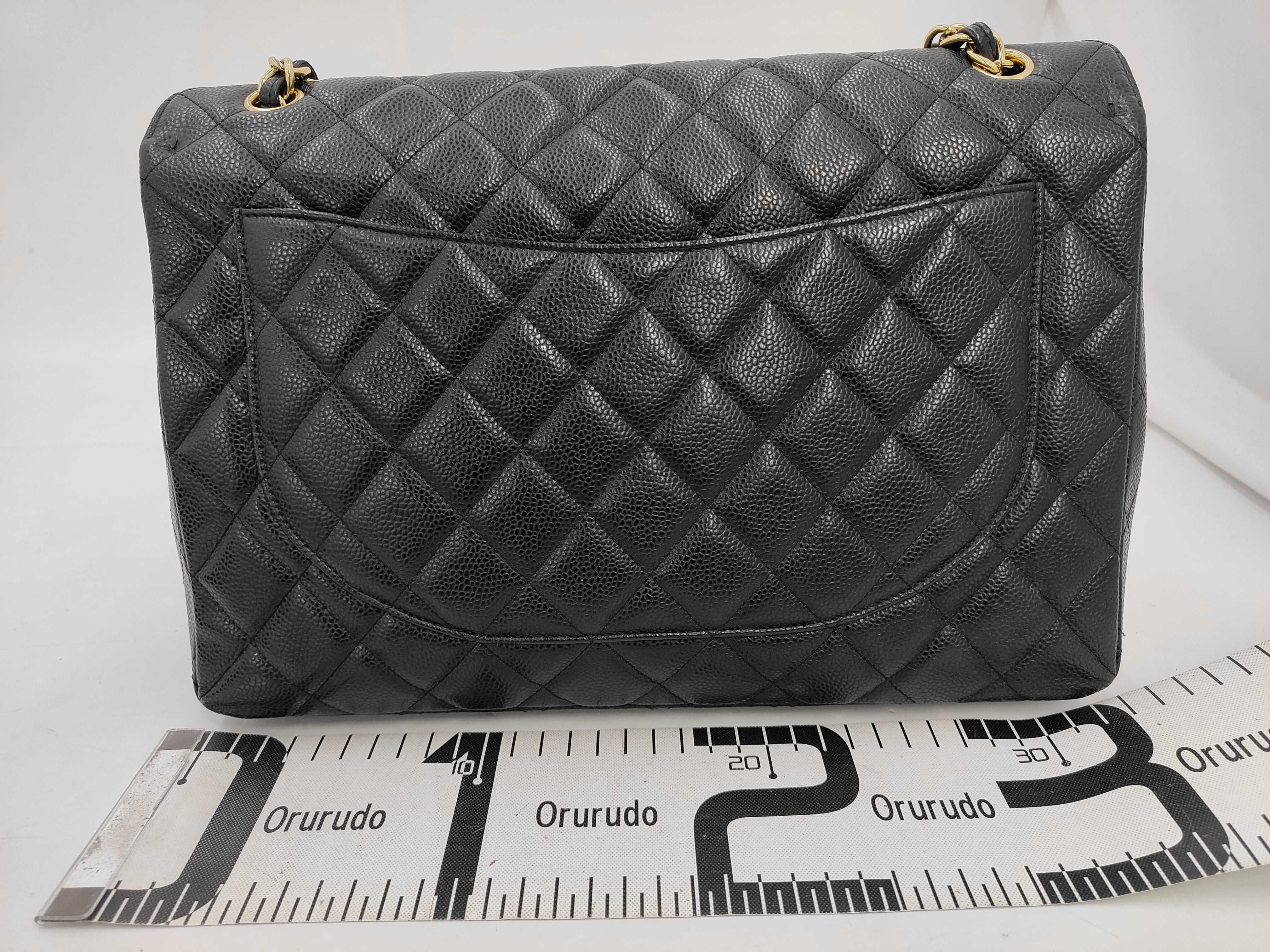 Large Matelassé Caviar Skin Shoulder Bag — view 2