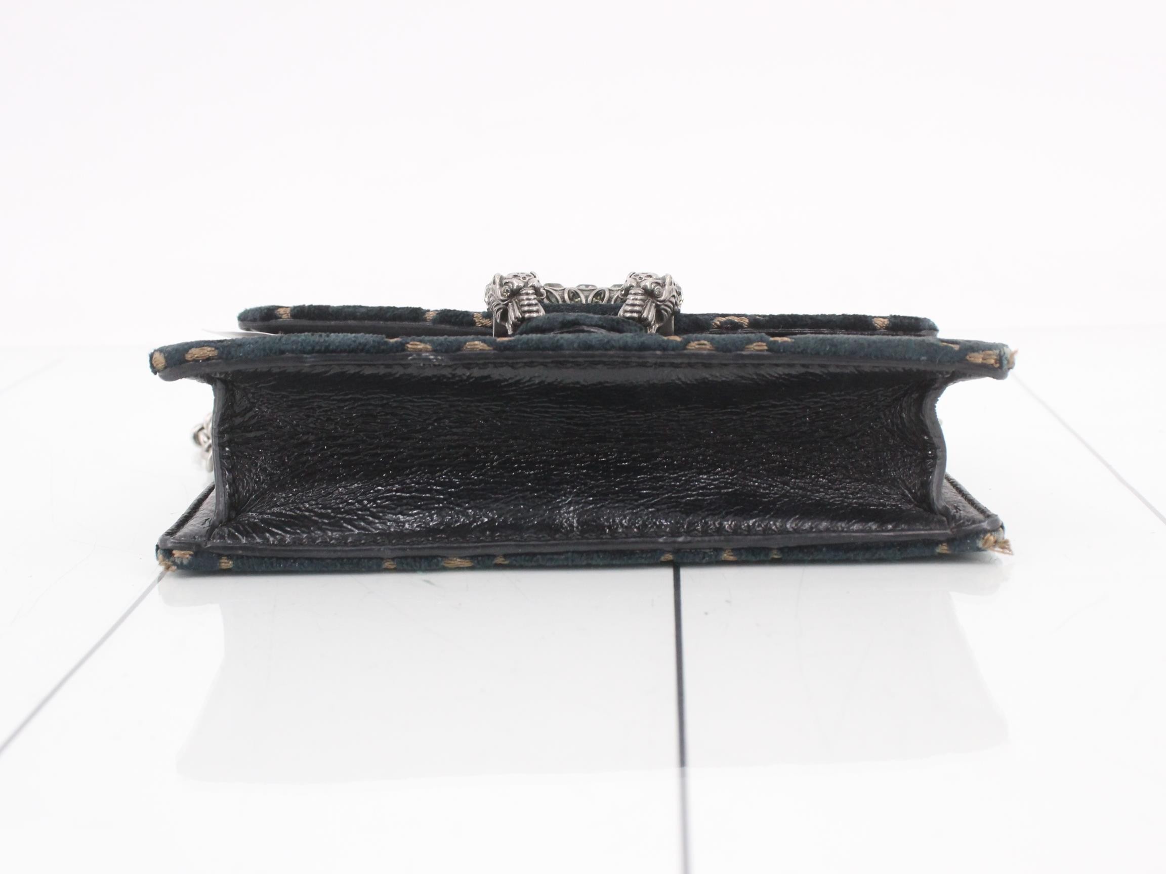 Dionysus Velour Chain Shoulder Bag — view 3