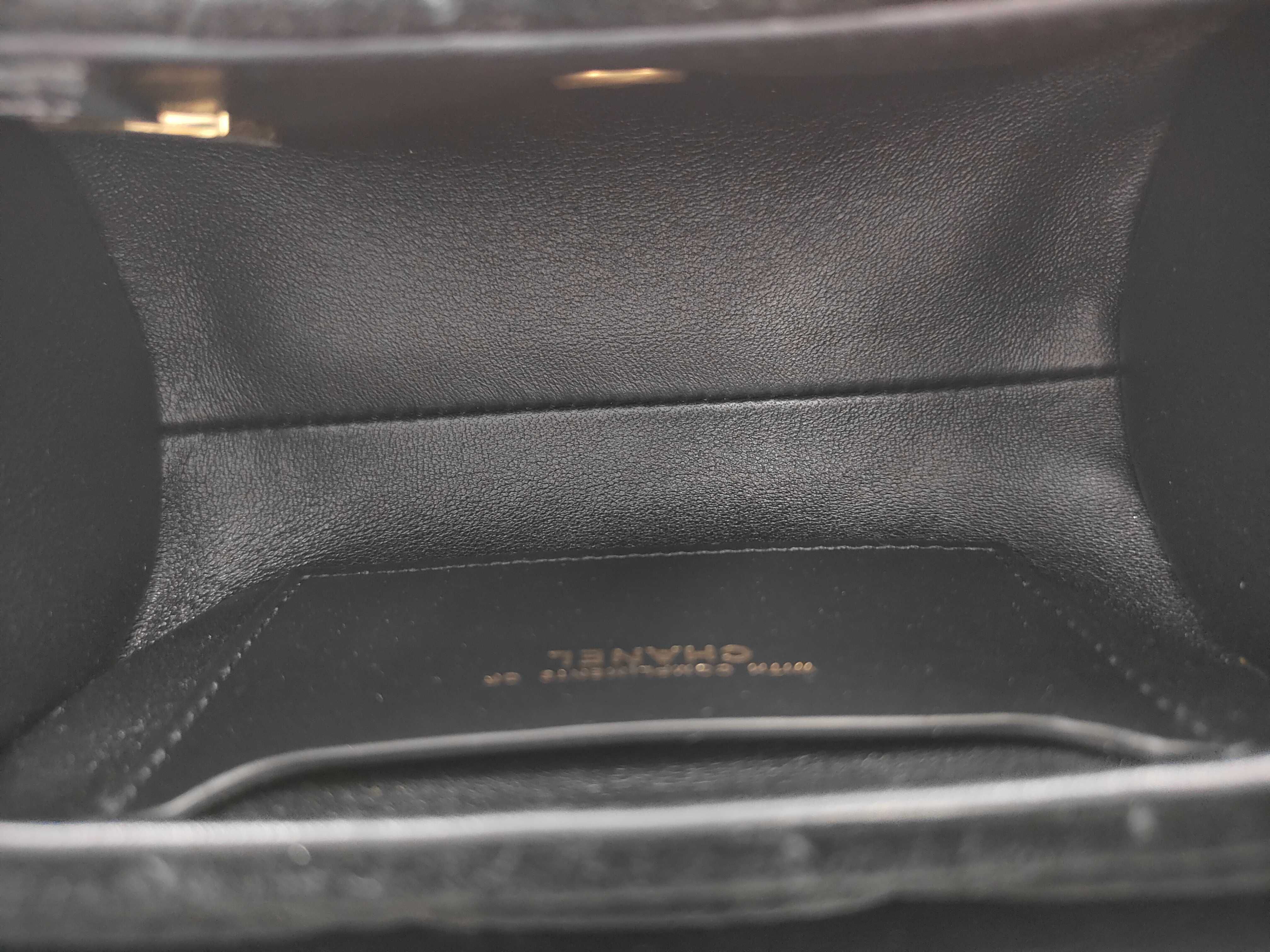 Matelassé 2-Way Bag, Velvet, Black with Gold Hardware, E5CG9H63, Shoulder Bag — view 9