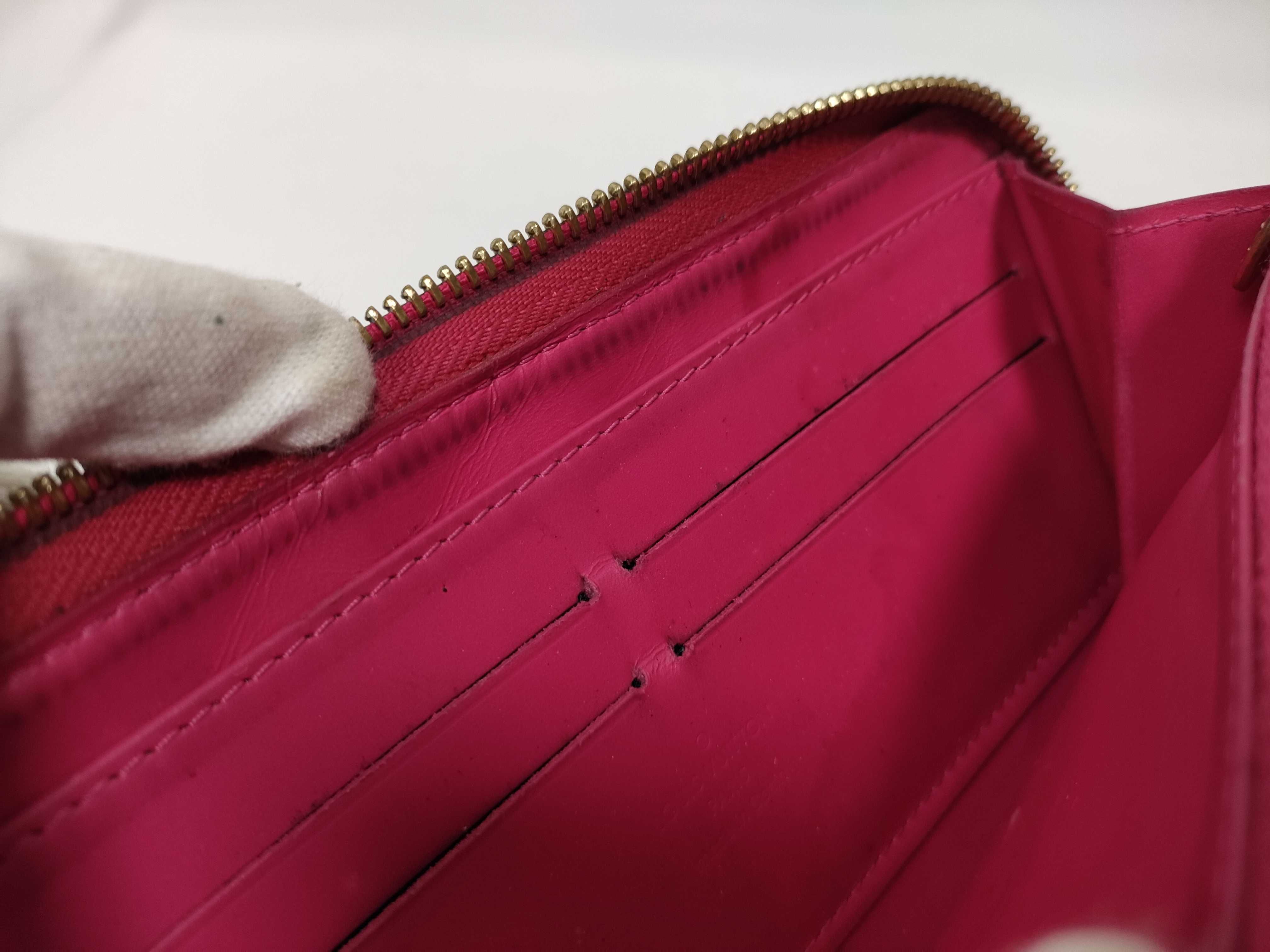 Vernis LV Round Zip Long Wallet Red Wallet — view 12