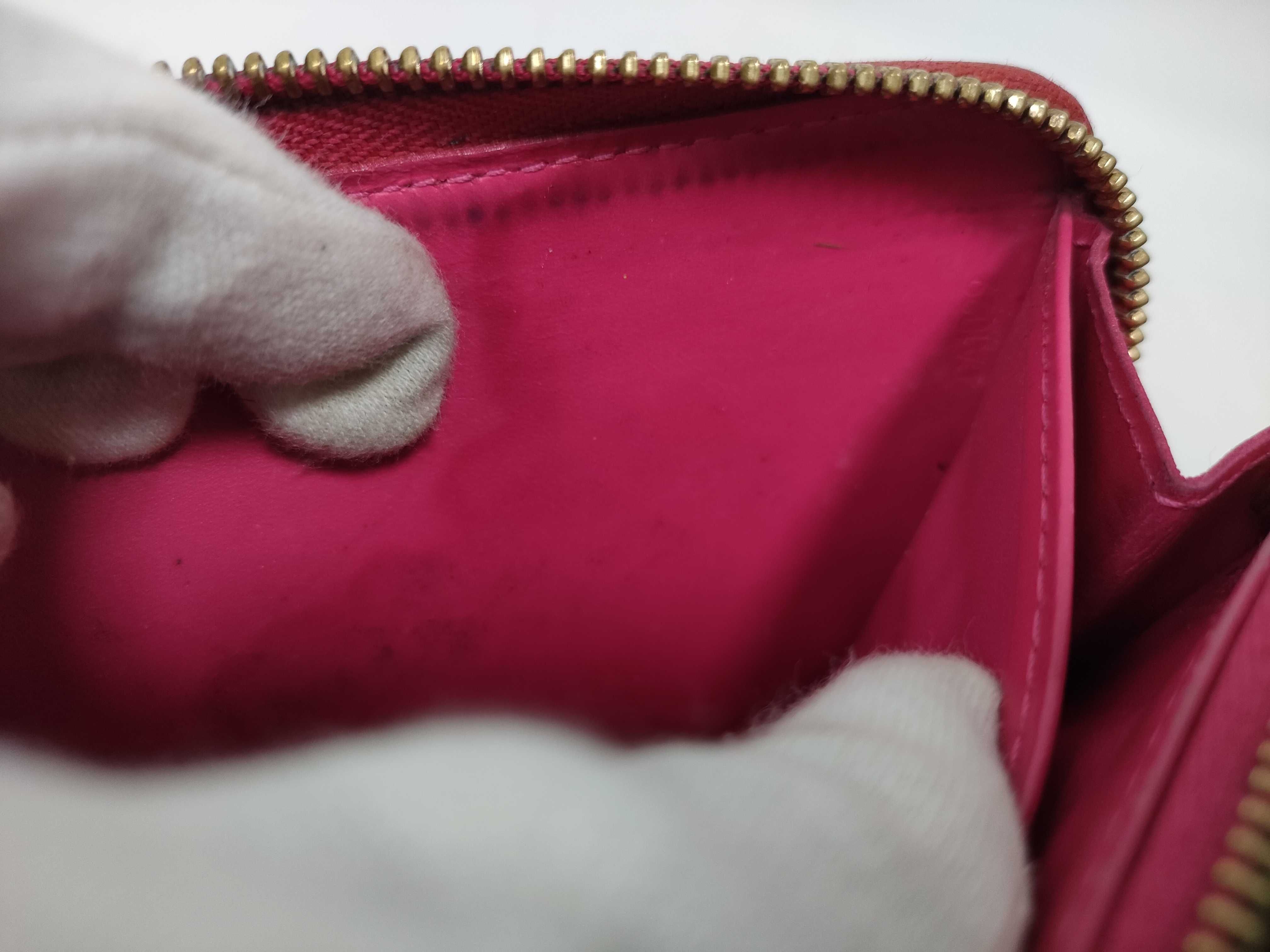 Vernis LV Round Zip Long Wallet Red Wallet — view 13